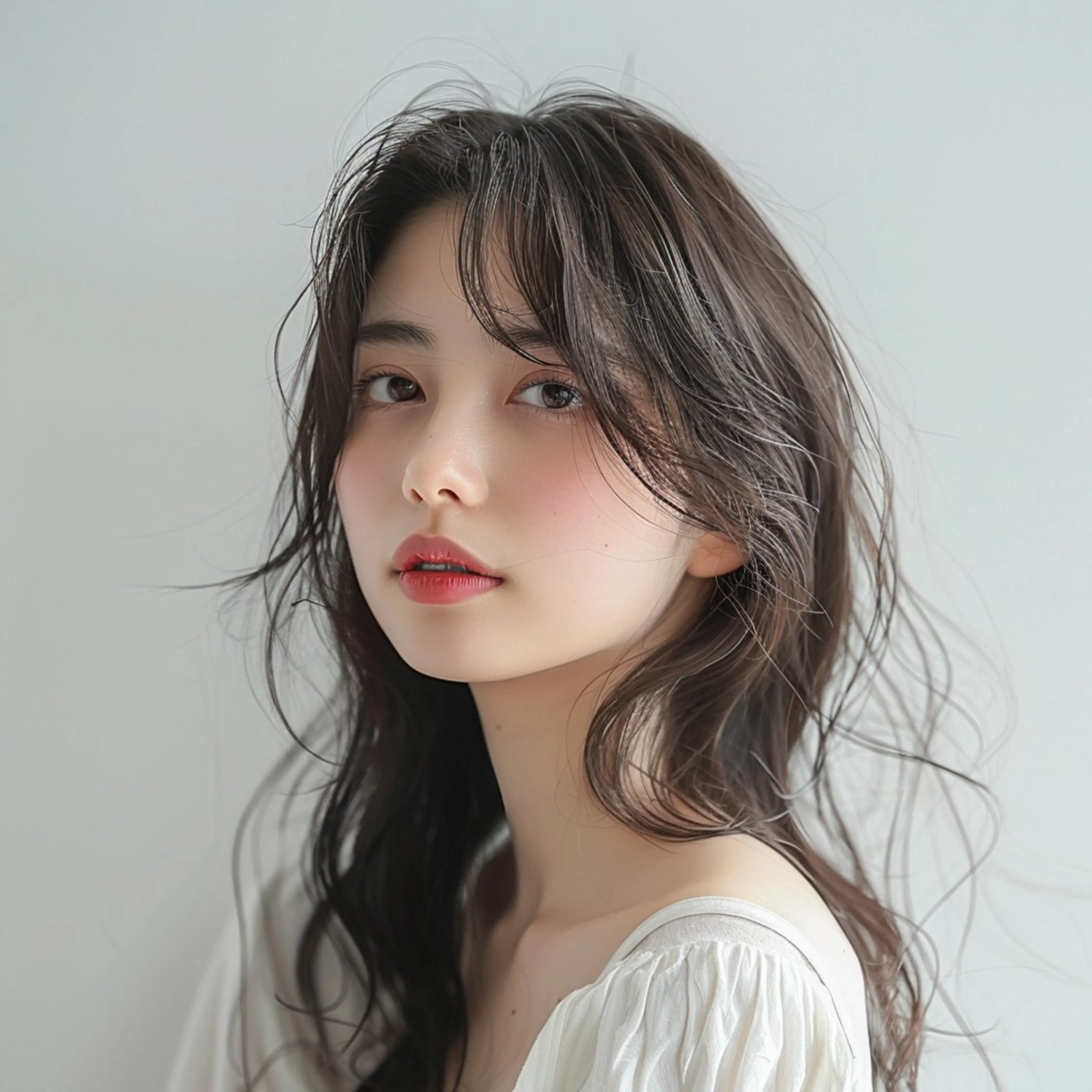 ミディアム 緑地公園美容室 neohairのヘアスタイル