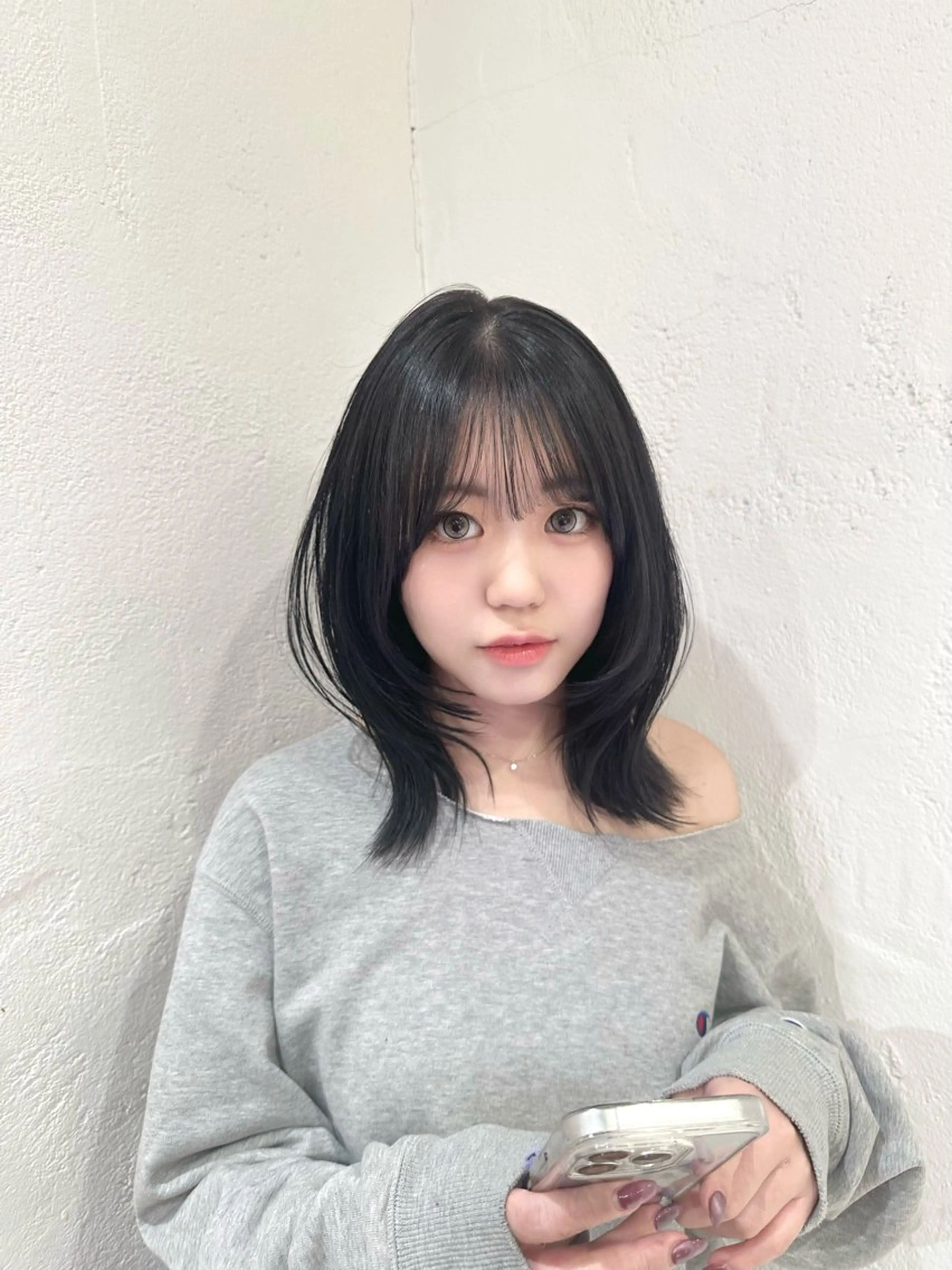 セミロング 横浜/カット/ パーマ/shuのヘアスタイル