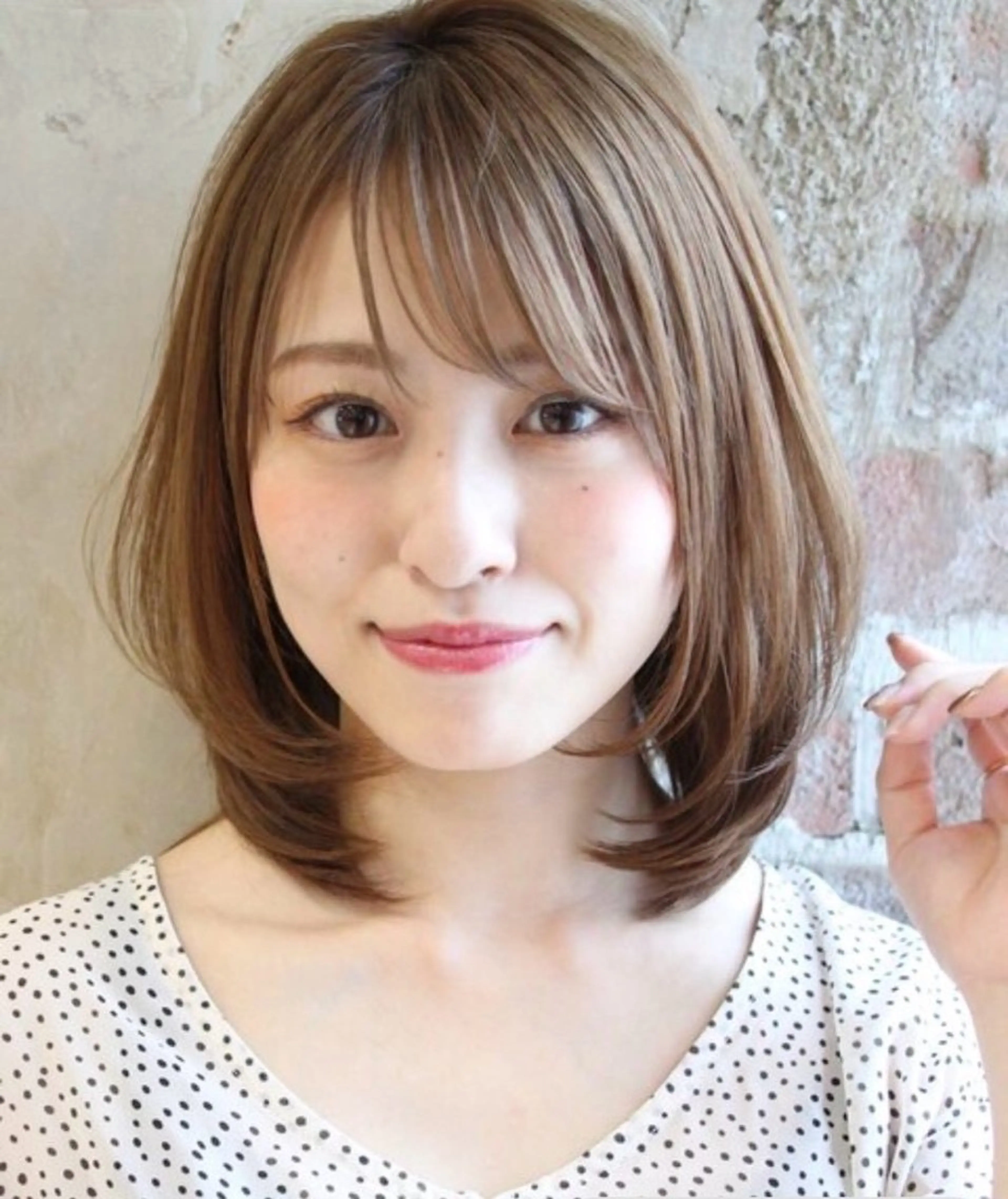 ミディアム neaf 恵比寿店所属・カットモデル募集中 伊藤響のヘアスタイル