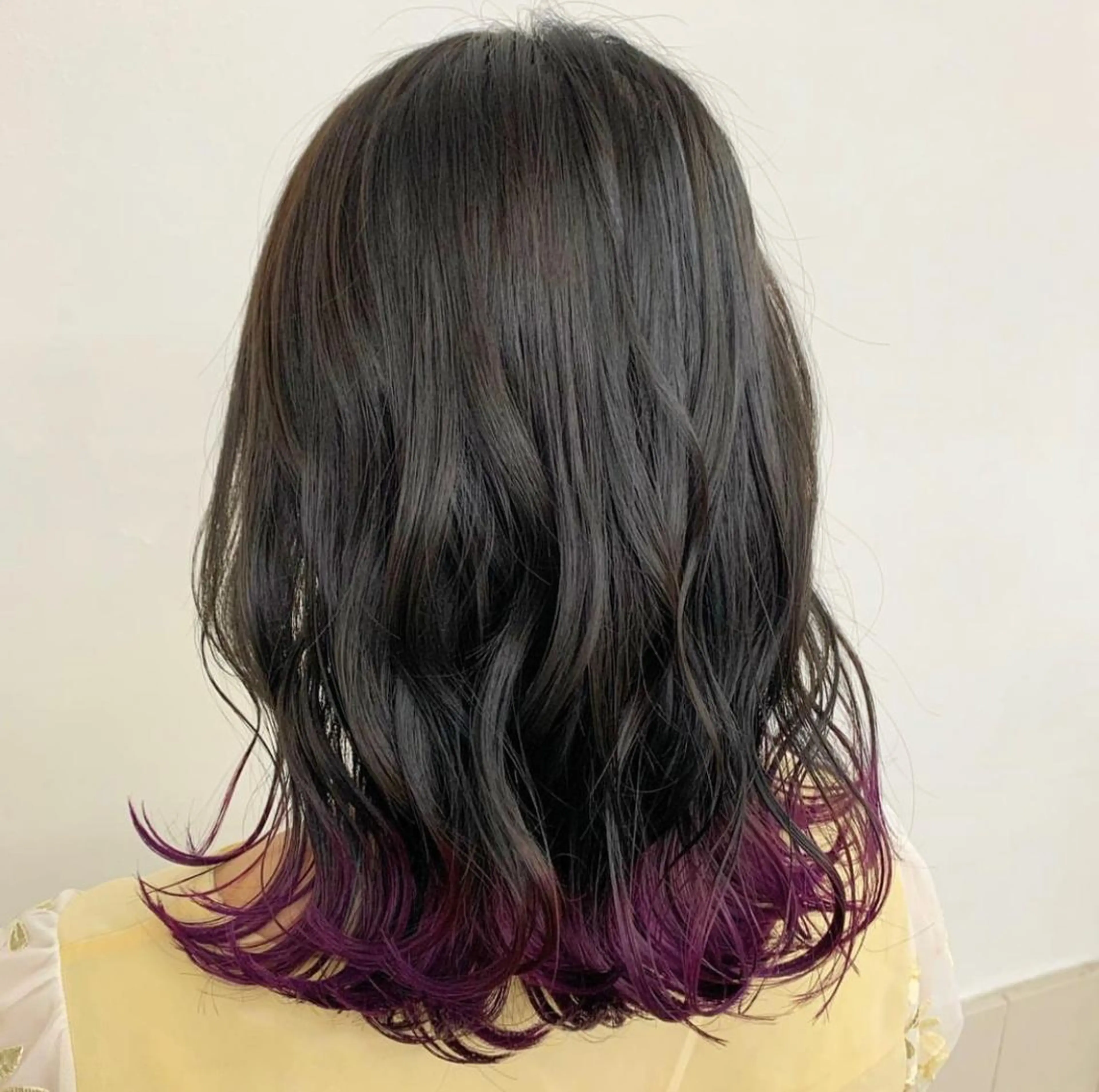 セミロング カラー 那須 颯太のヘアスタイル