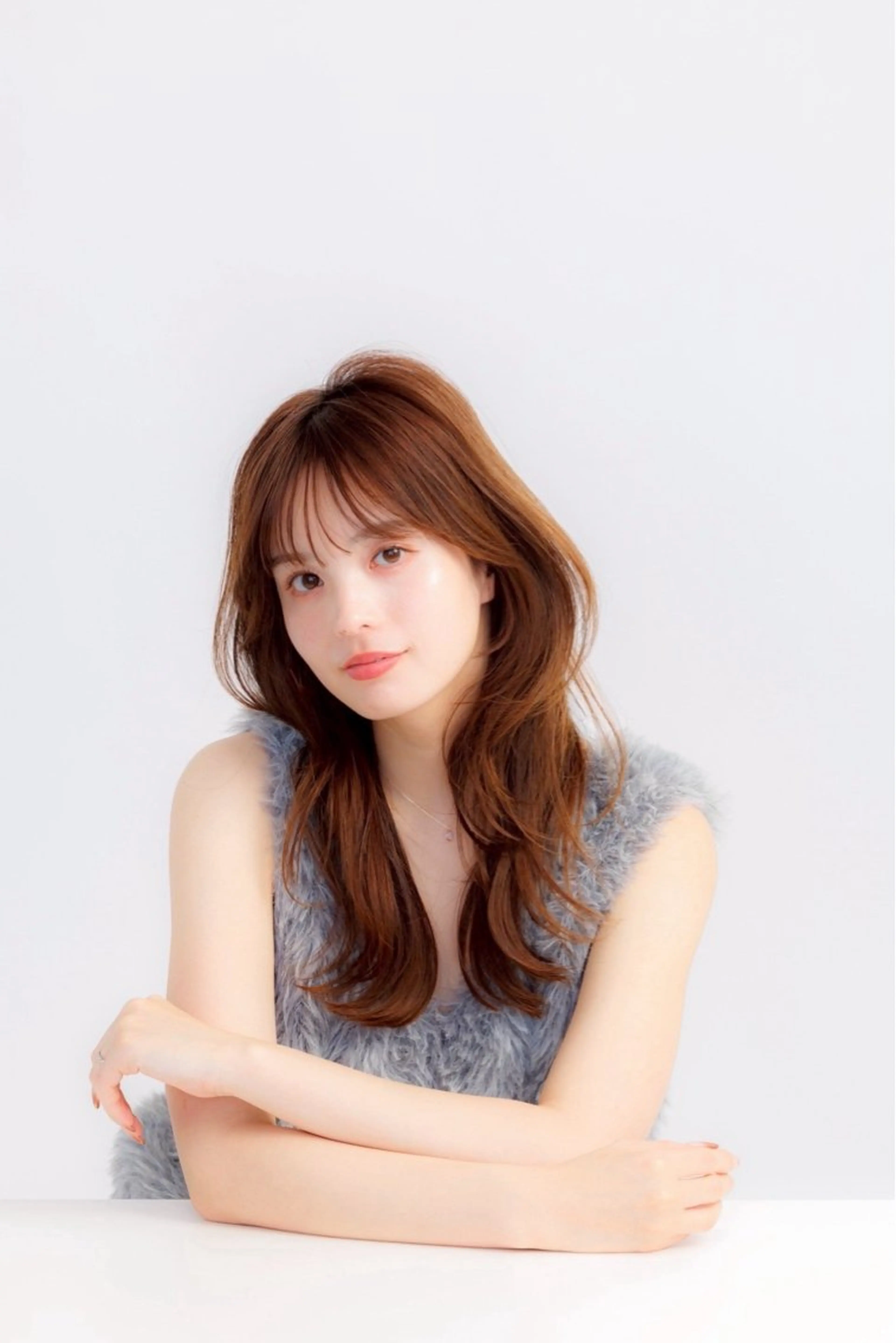 セミロング 🎀ゆうな/艶髪/ 透明感カラー🎀のヘアスタイル