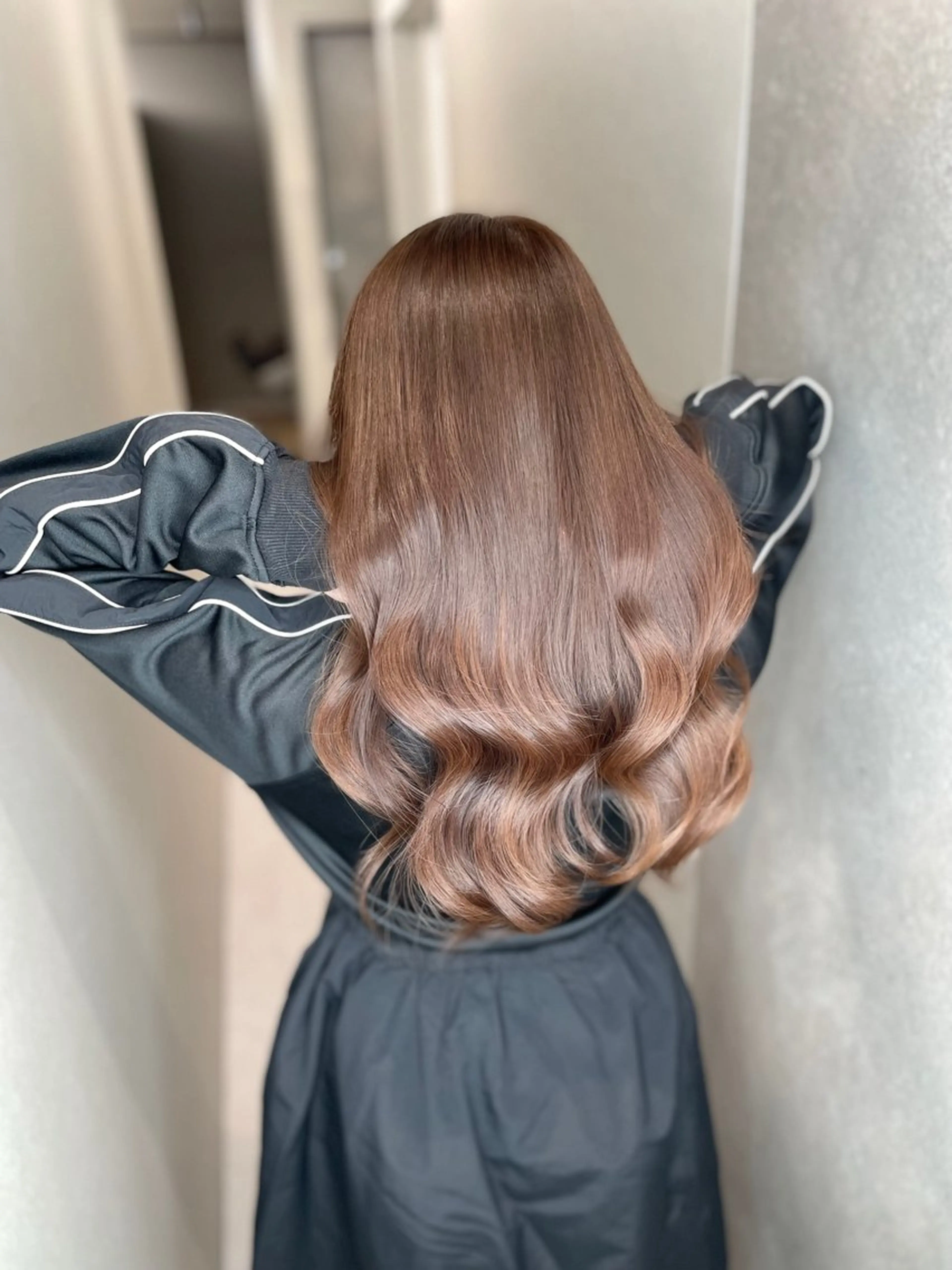 ミディアム カラー 透明感カラー 髪質改善 ヘアカラー トリートメント 今井 勝也のヘアスタイル