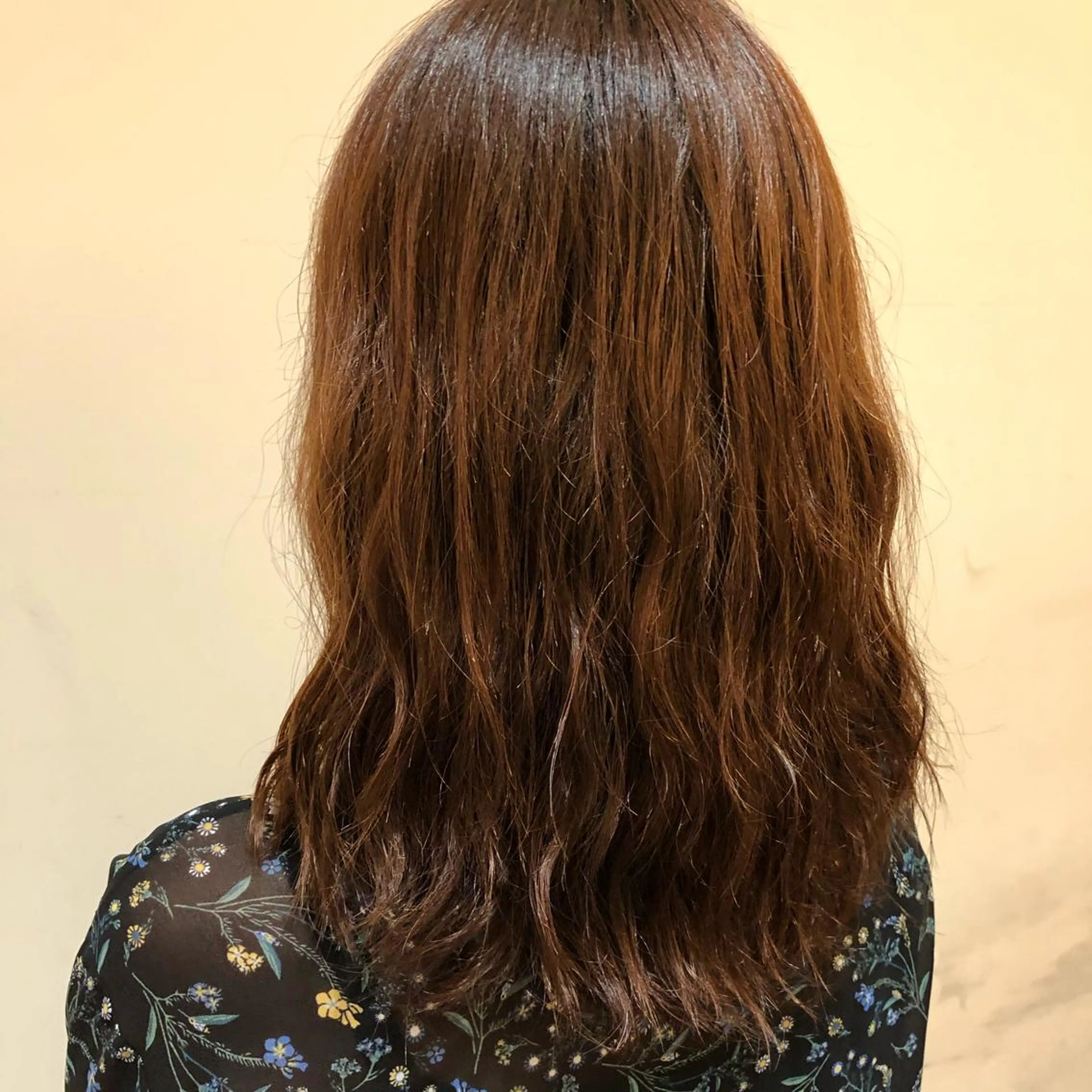 ロング パーマ 韓国風レイヤーカット 松葉翔のヘアスタイル