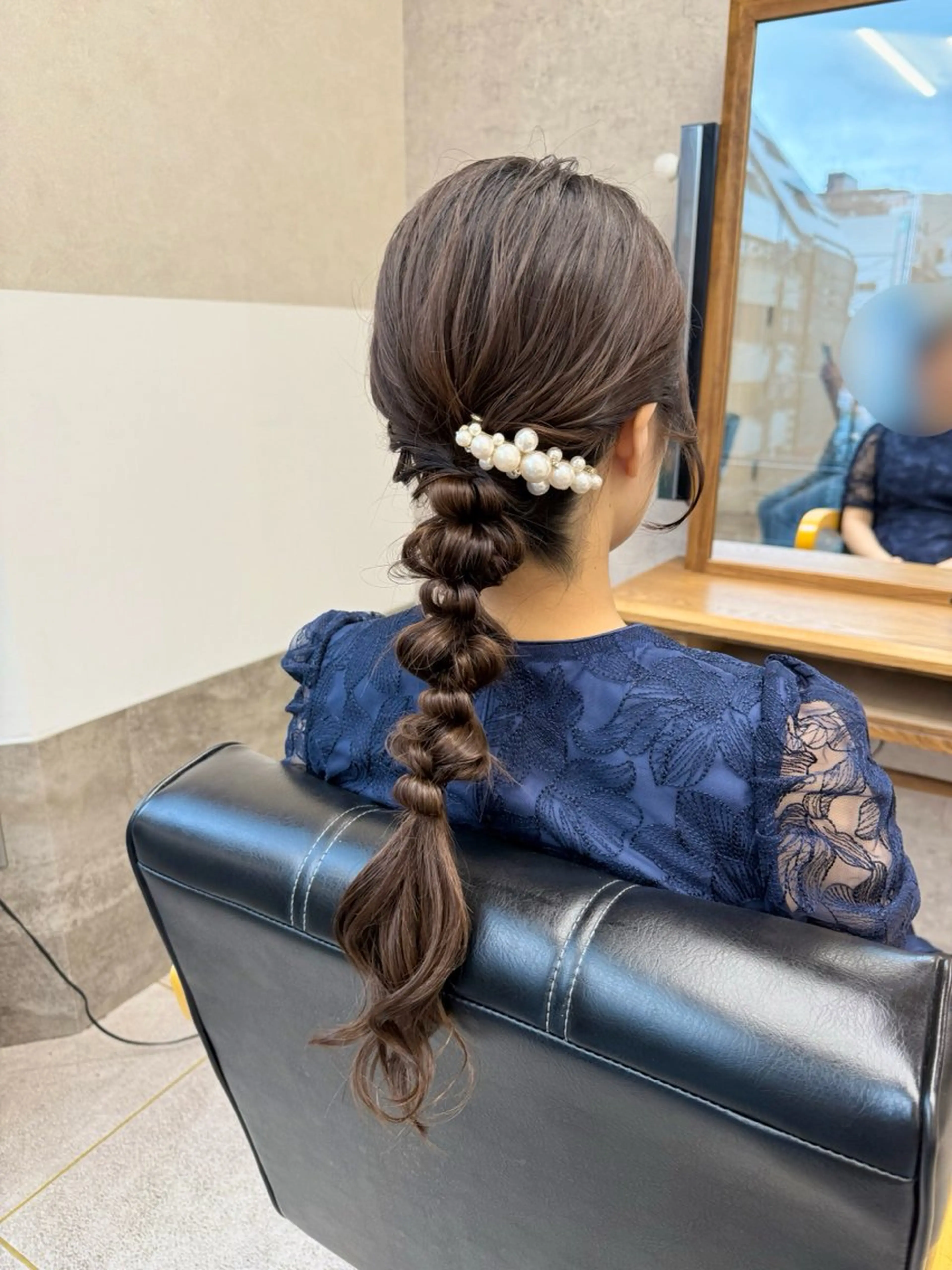 ロング ヘアセット GiseL 博多 ほのかのヘアスタイル