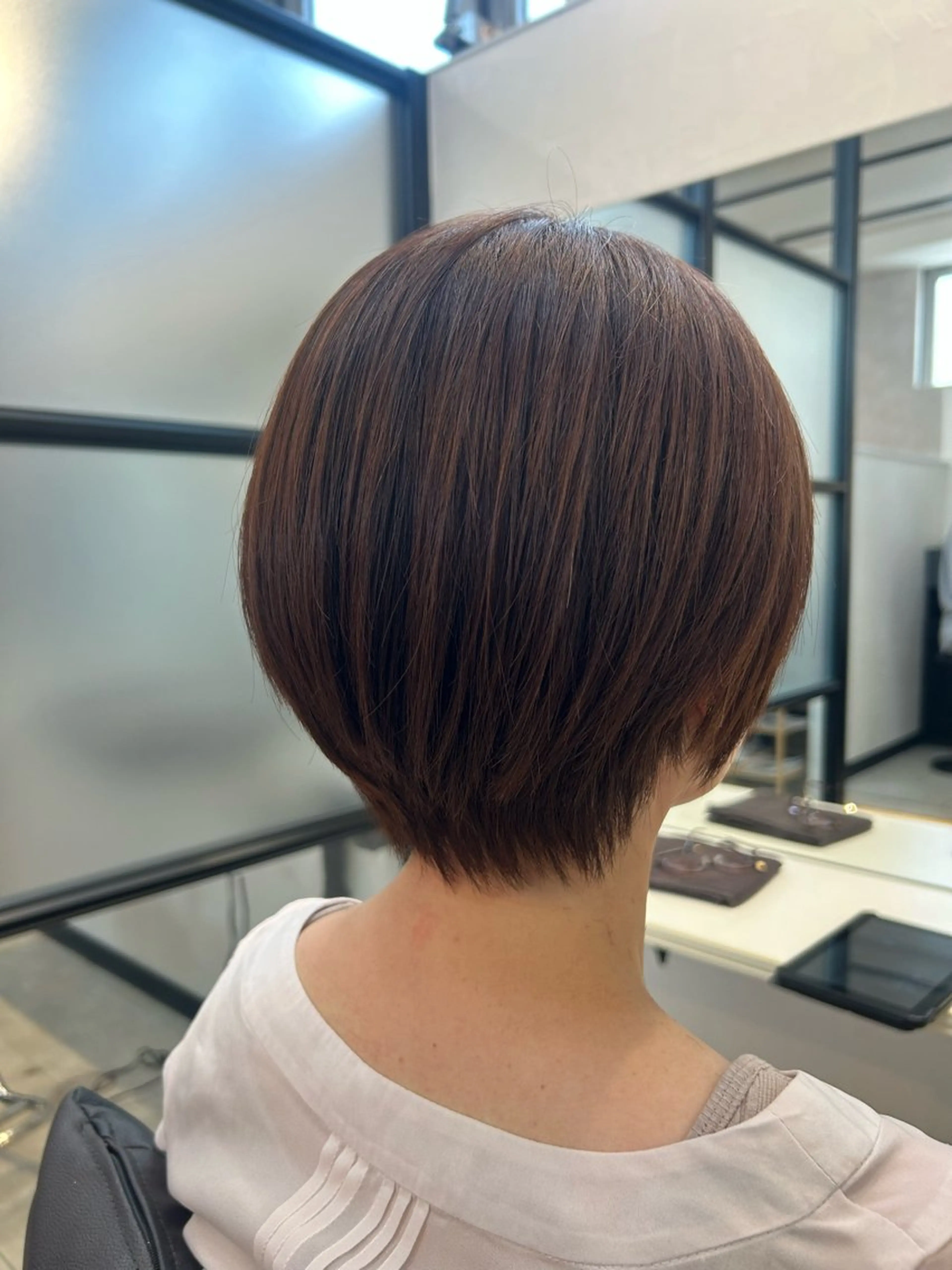 ショート カラー 髪質改善✨似合わせ カット✂️加藤真紀のヘアスタイル