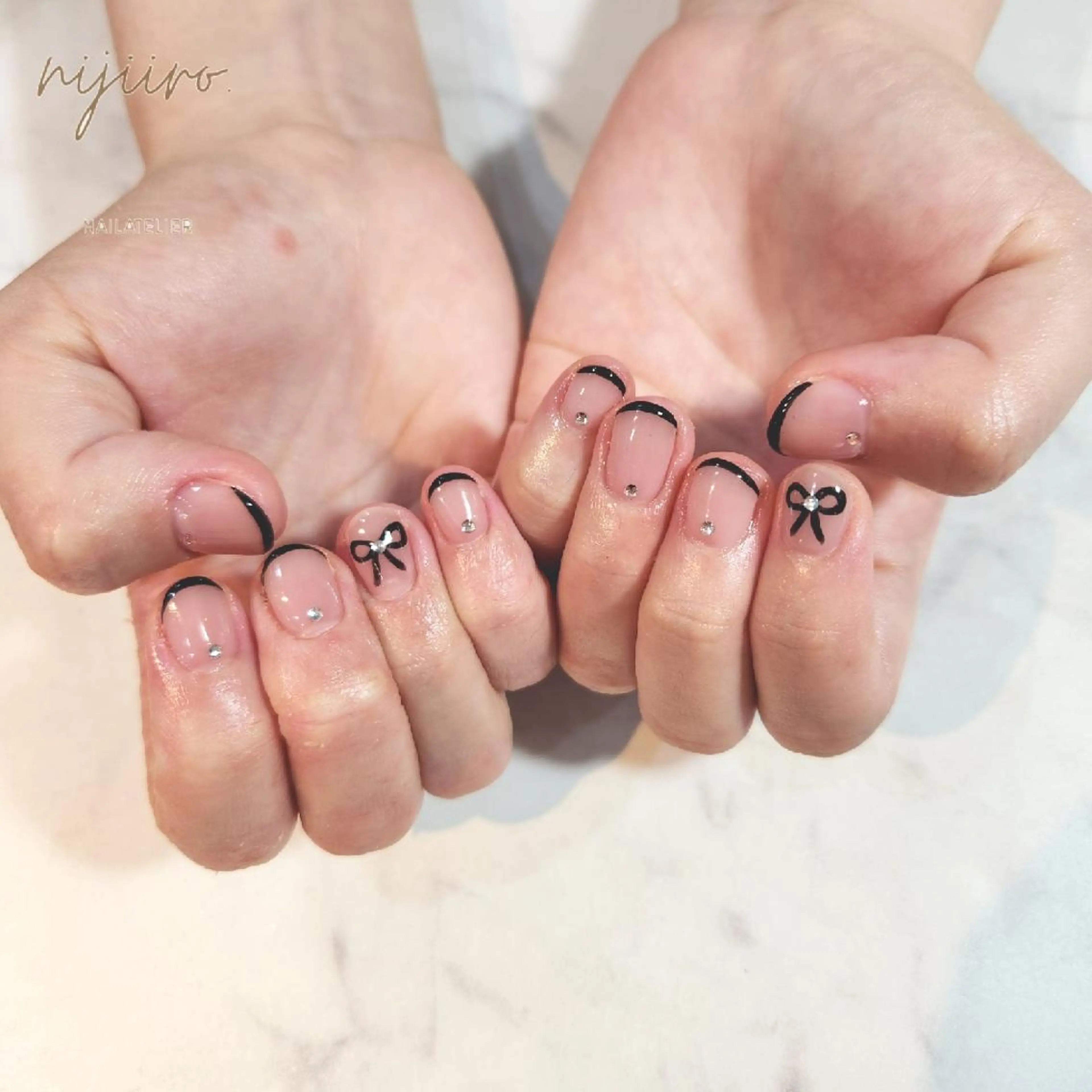 ネイル ハンドネイル nailatelier nijiiro.所属・nijiiro🌈 サトウのネイルデザイン