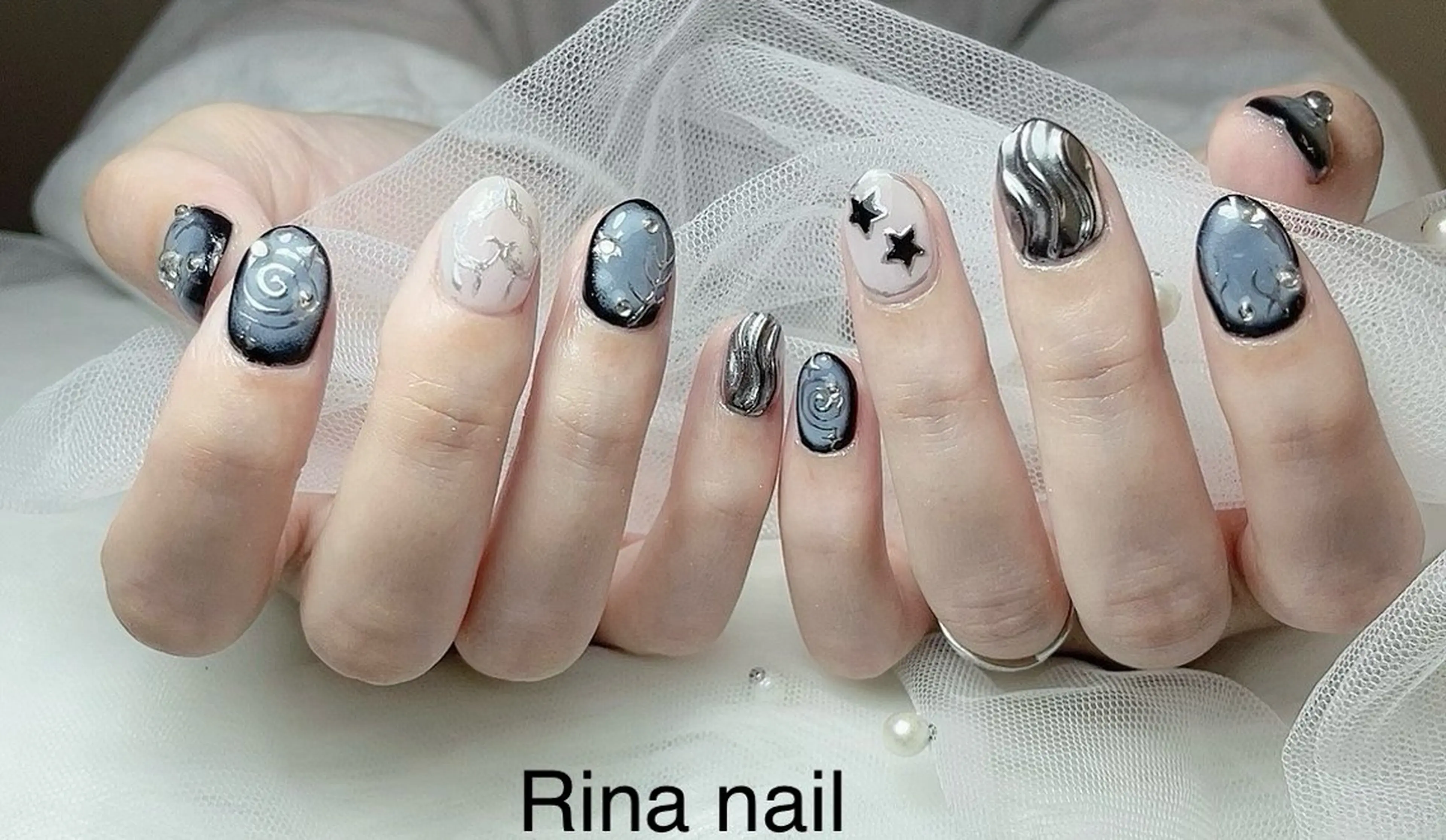 ネイル ハンドネイル リナネイルサロン 松戸八柱所属・リナ ネイルサロンのネイルデザイン