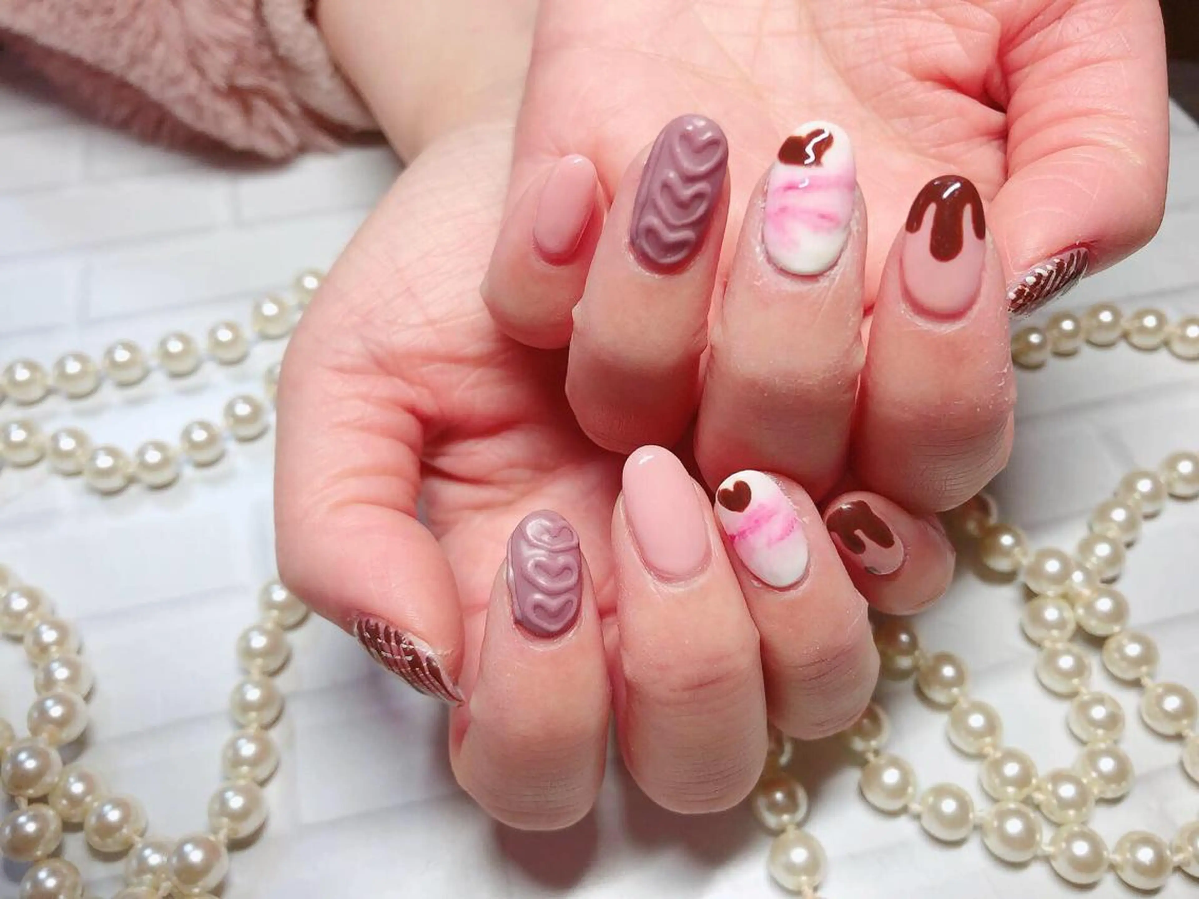 ネイル バレンタイン ハンドネイル ハンドケア ネイルサロン HARRYS所属・ネイル･脱毛サロン HARRYSのエステ・リラクイメージ
