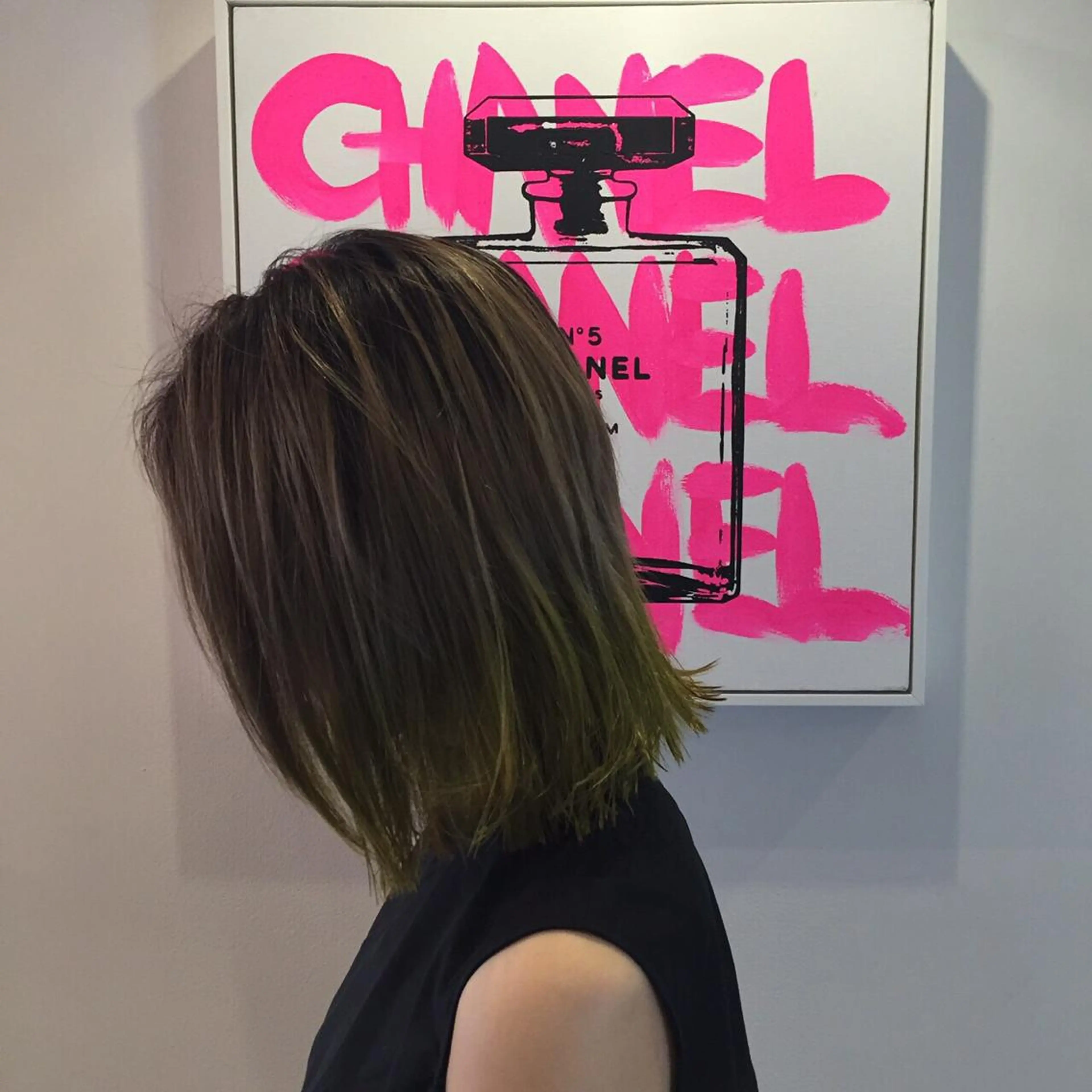 ミディアム カラー ハイライトカラー 外国人風カラー ハイライト MIZUHO / ダブルカラー髪質改善のヘアスタイル