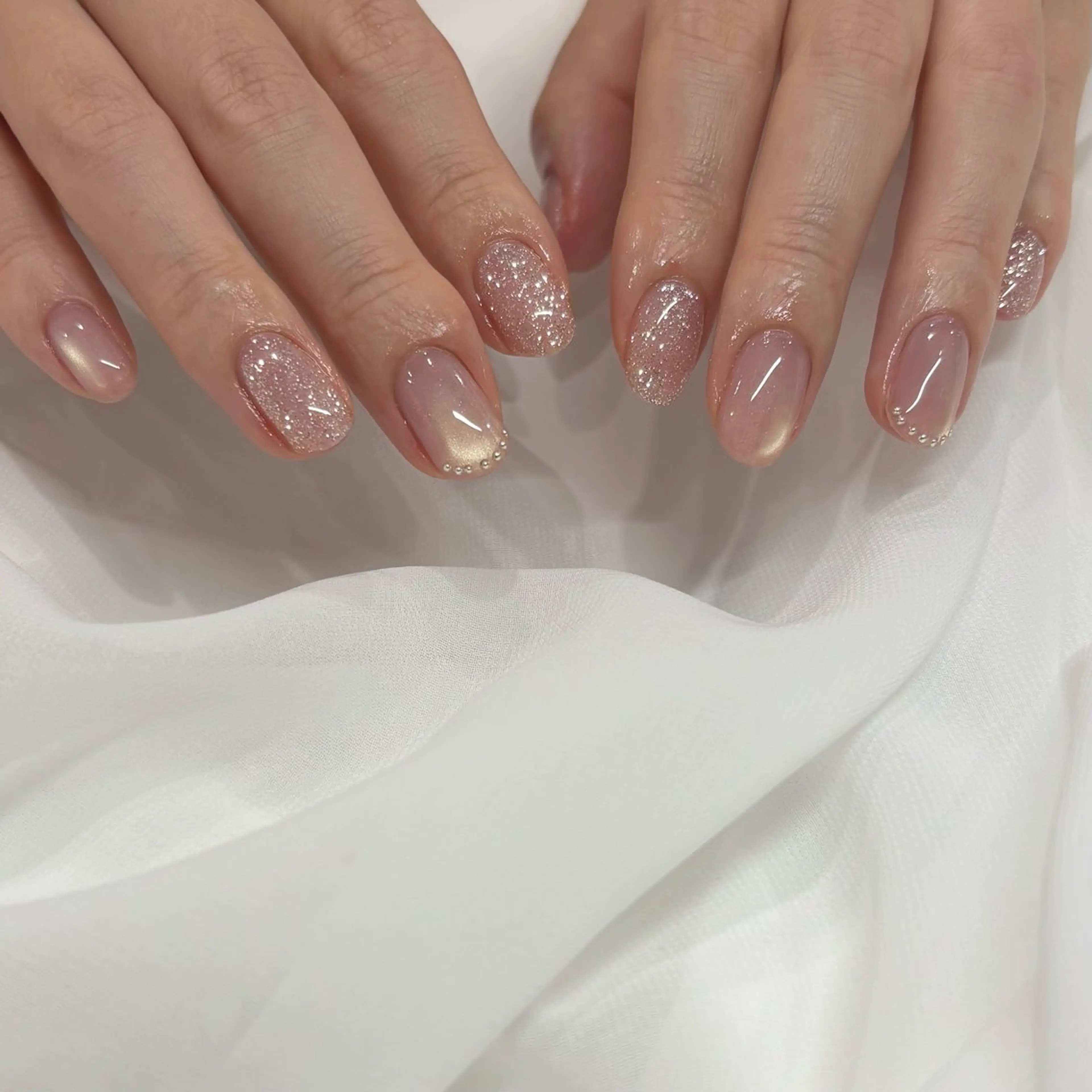 ネイル ハンドネイル ハンドケア パラジェルサロン 大人女性が通うサロンのネイルデザイン