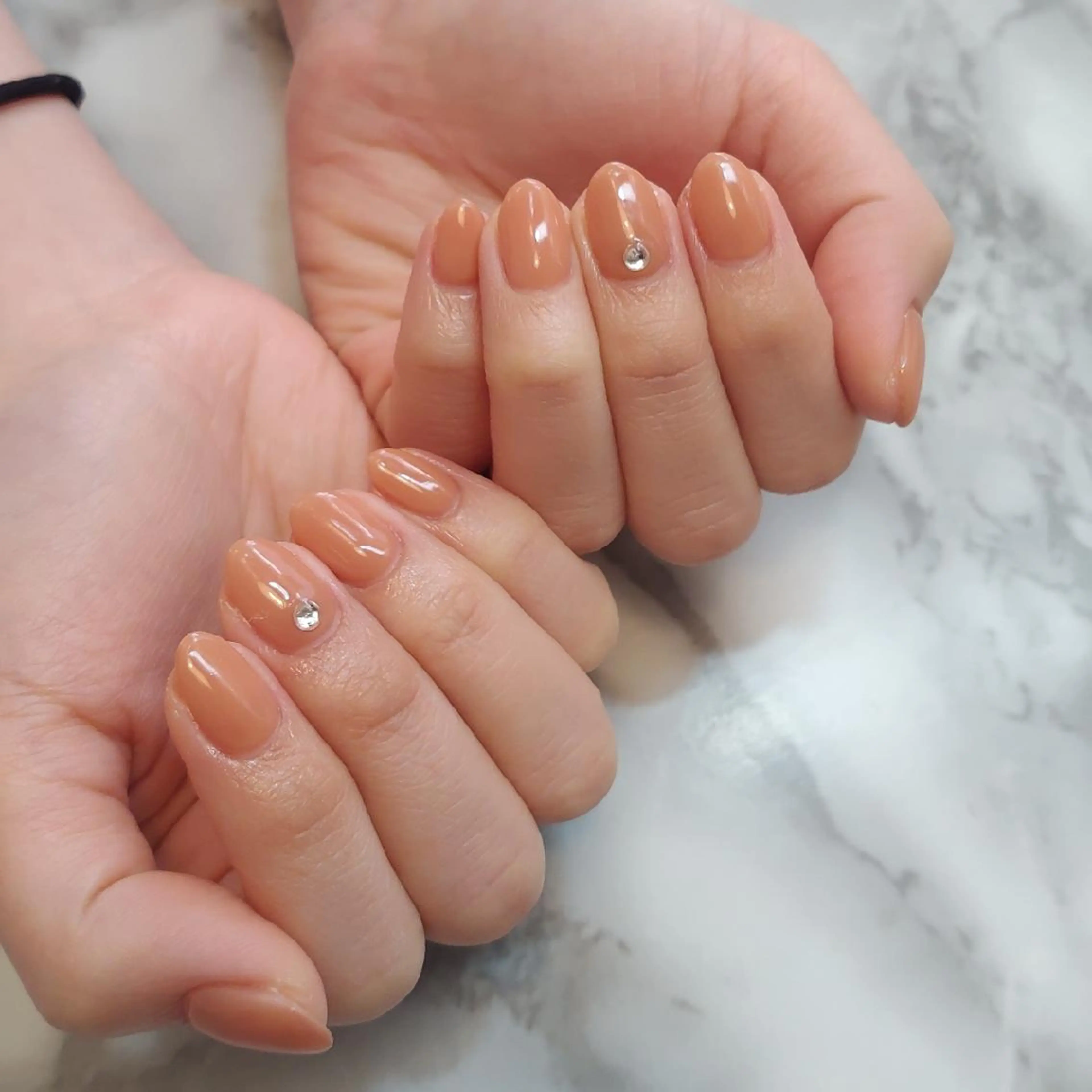 ネイル ワンカラーネイル ジェヌインネイル 河内のネイルデザイン