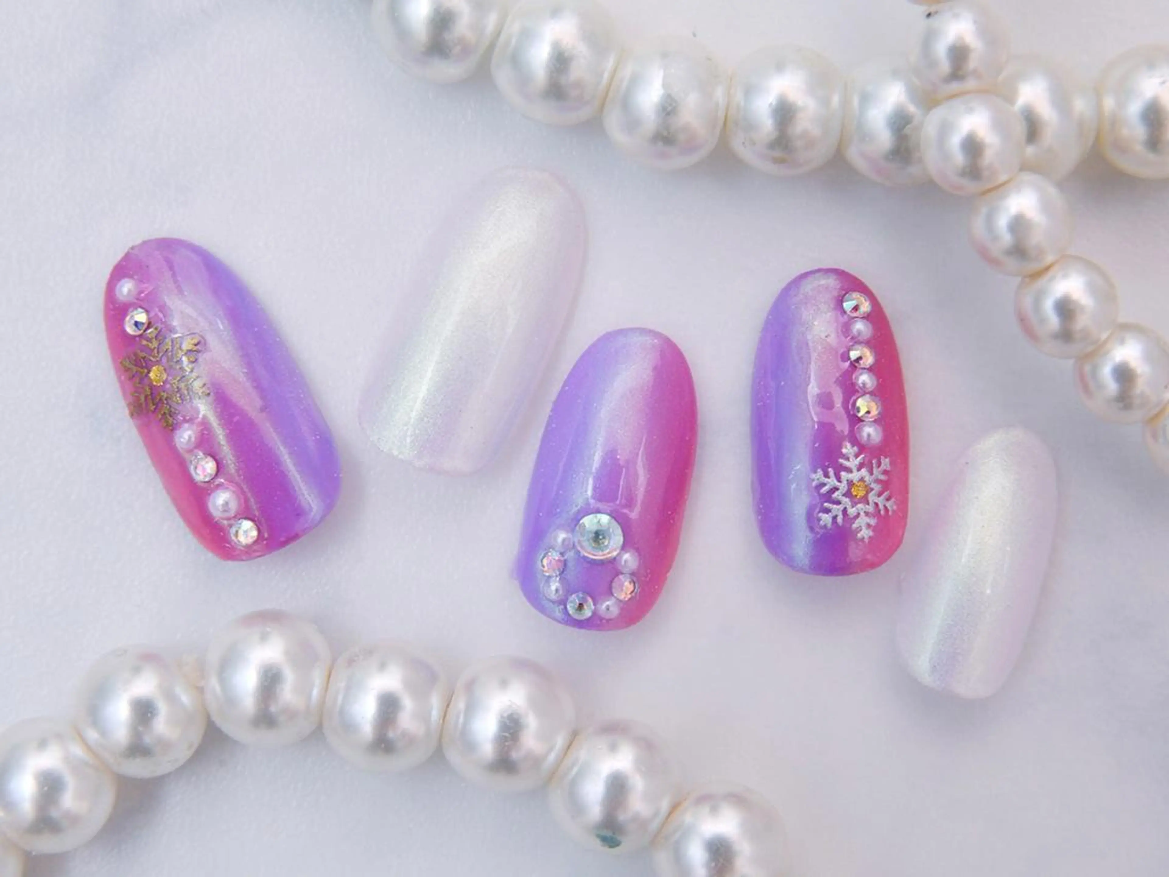 ネイル 桜ネイル 長さ出し スカルプネイル 💗🪽Tiary Nail🪽💗のネイルデザイン