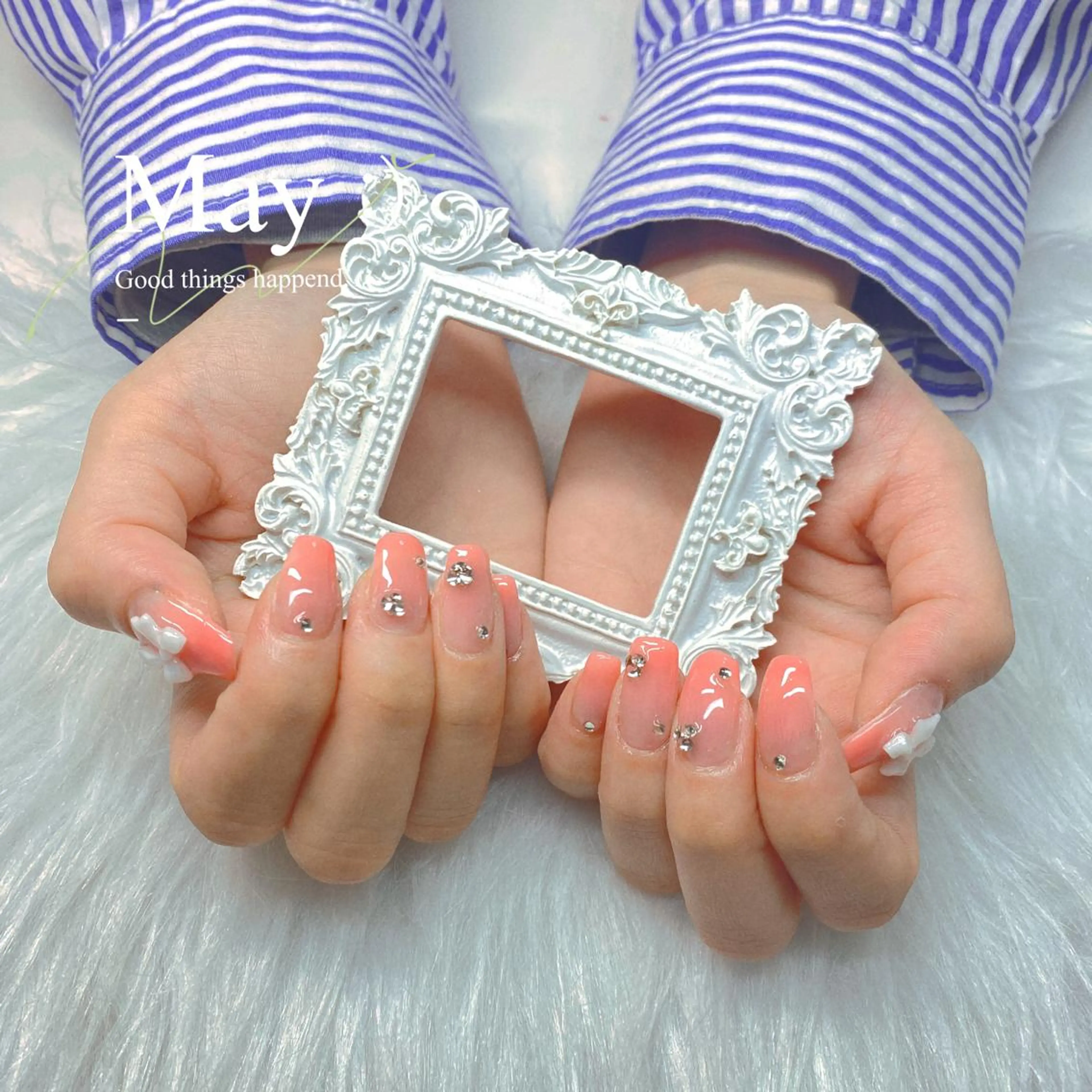 カラー ハンドネイル INF ネイルサロンのネイルデザイン