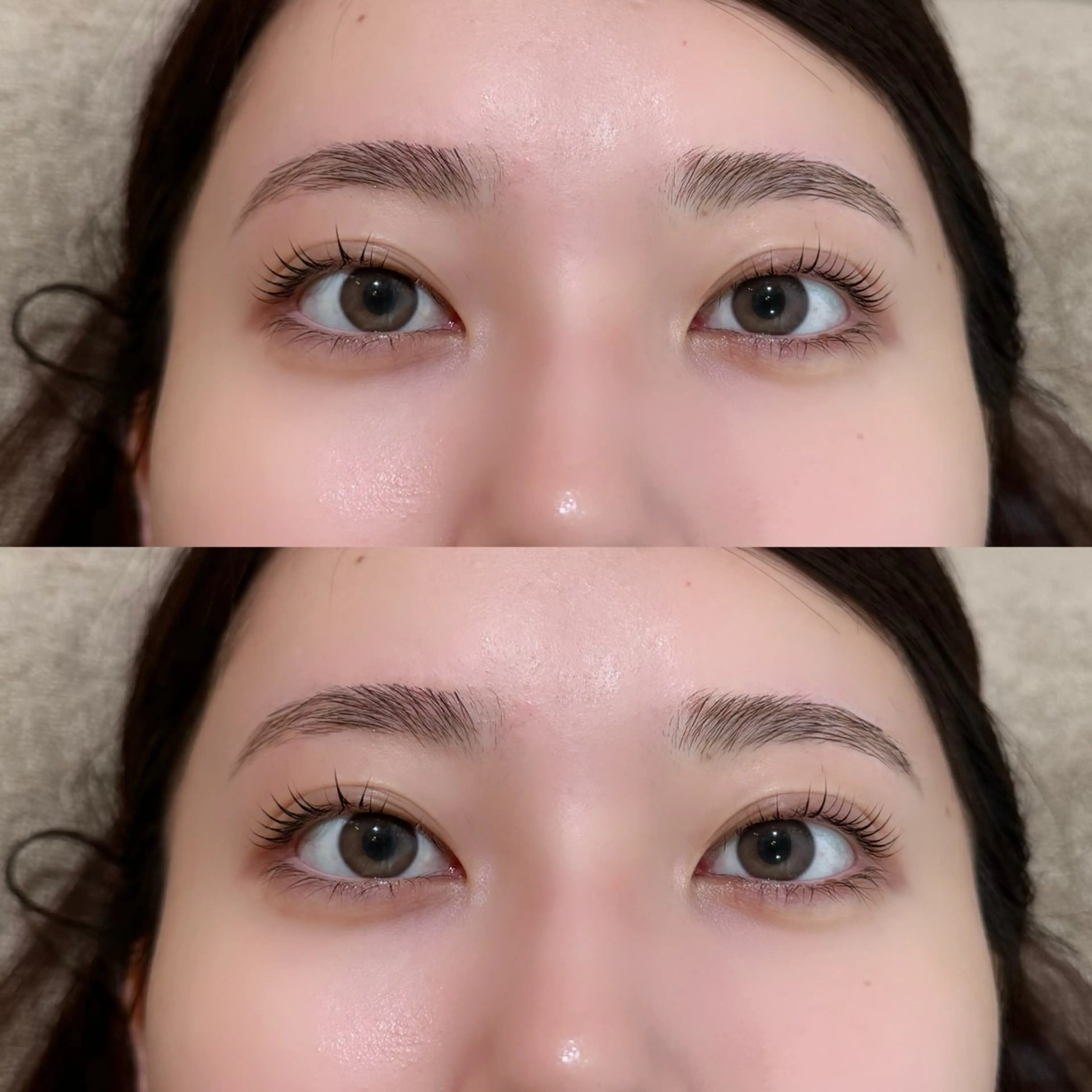 マツエク・マツパ マツパ 透明感カラー/顔周り カット/レイヤーにかのヘアスタイル