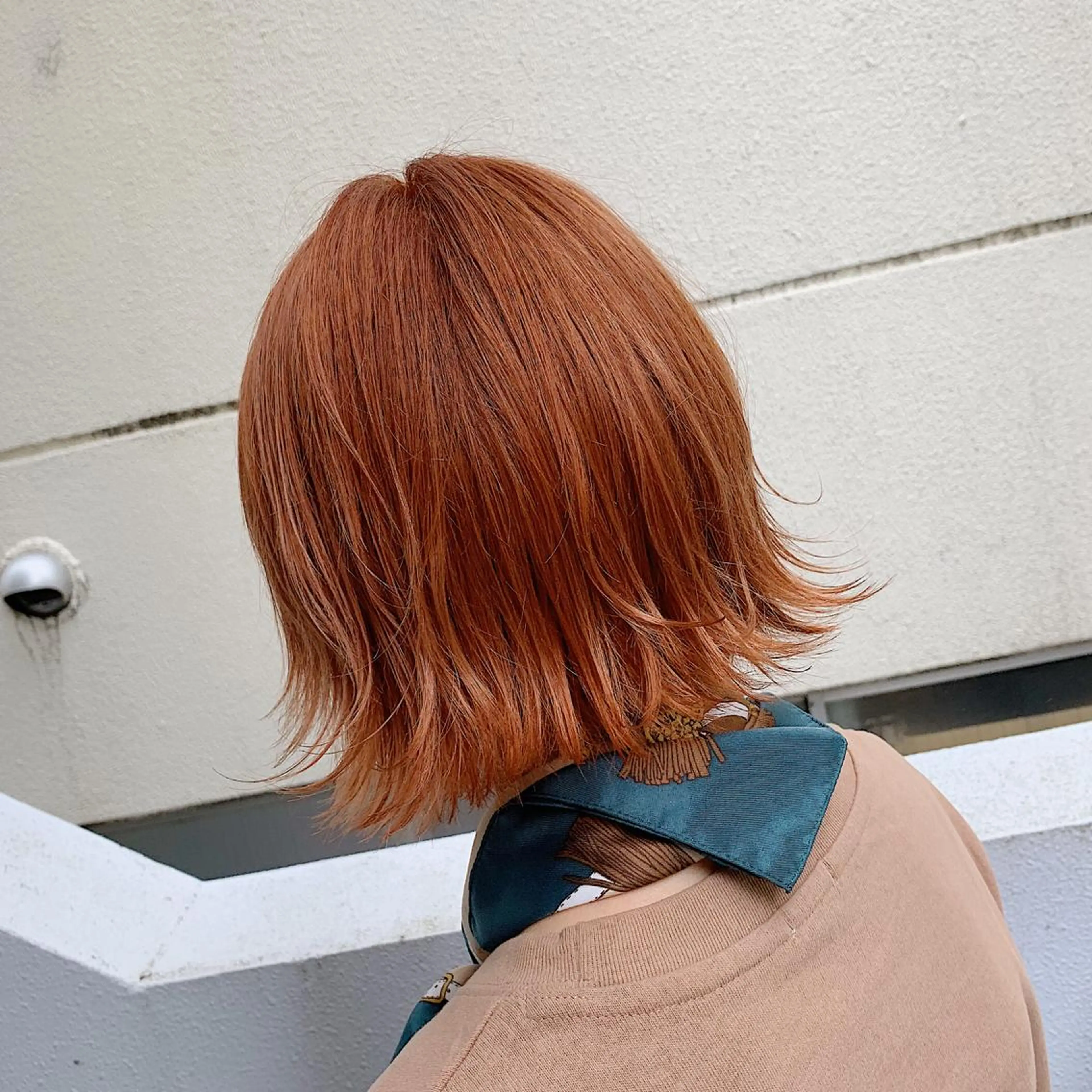 ショート カラー ベージュカラー ブリーチ オレンジ オレンジベージュ GO TODAY SHAiRE SALON 町田店所属・🫧大森 知夏🫧のヘアスタイル