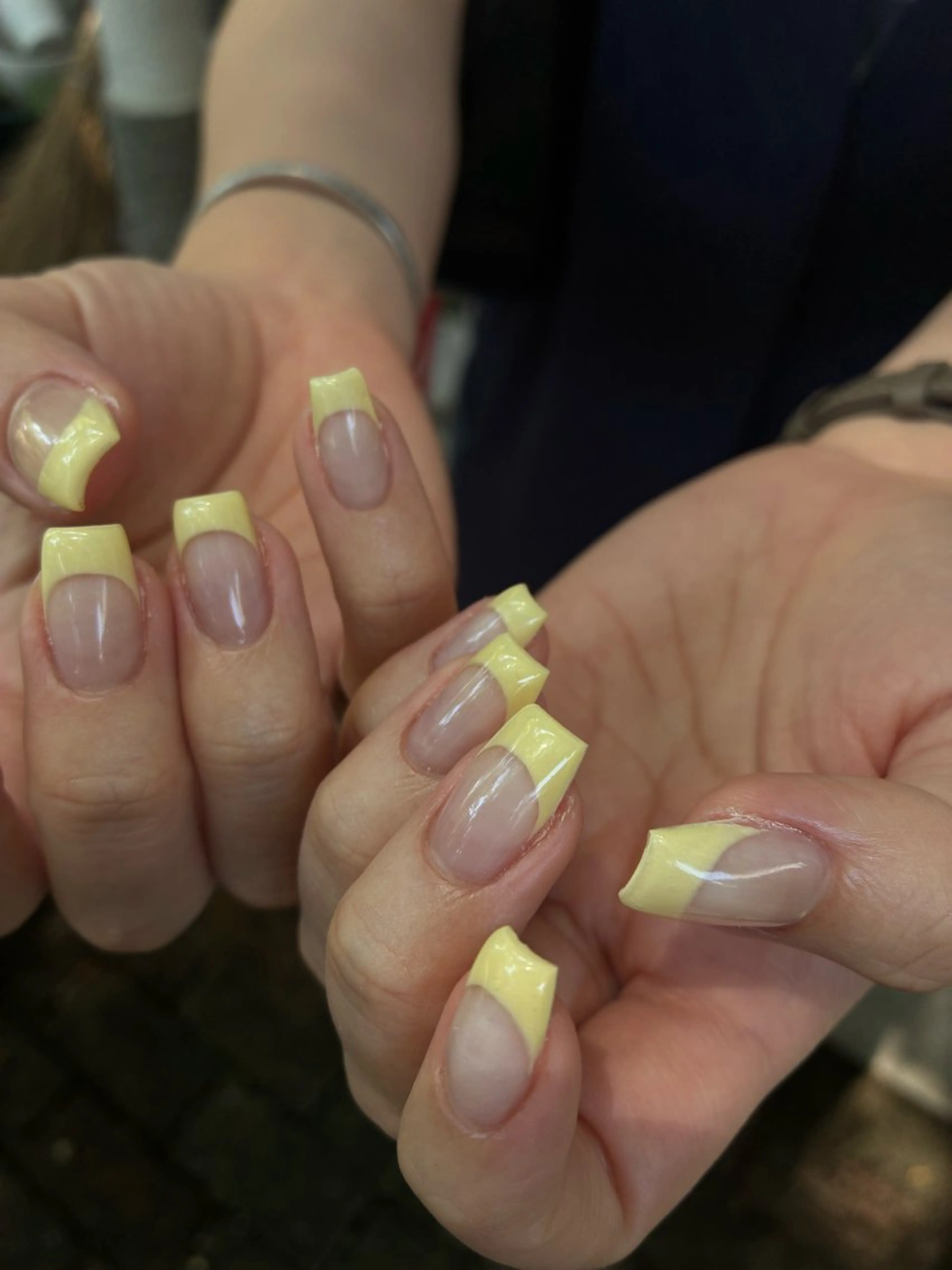 ネイル クリアネイル フレンチネイル フットネイル ハンドケア marnie.所属・nail room marnie.のネイルデザイン