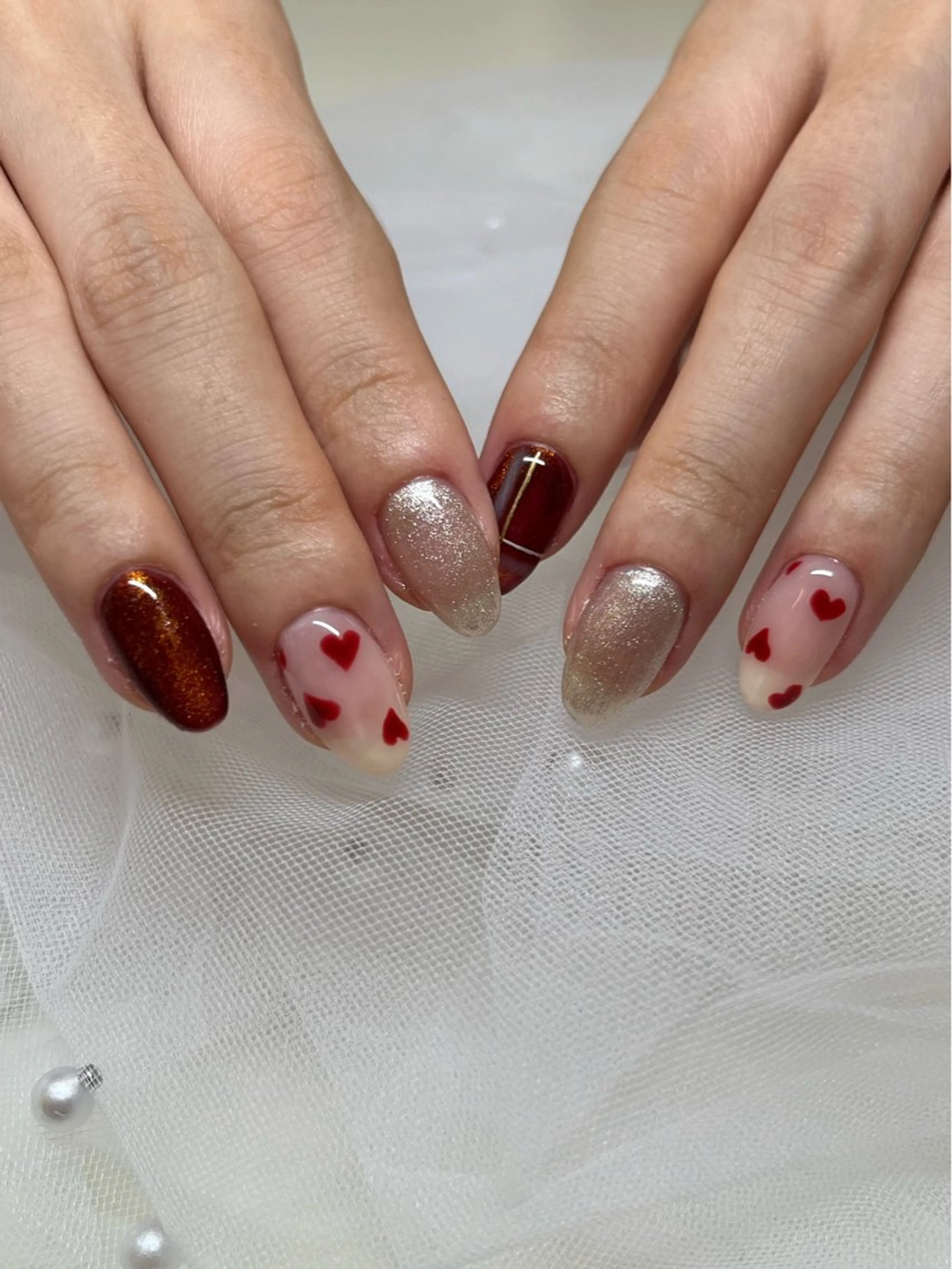 ネイル ハンドネイル 7nail所属・なんば7nail YUZUHAのネイルデザイン