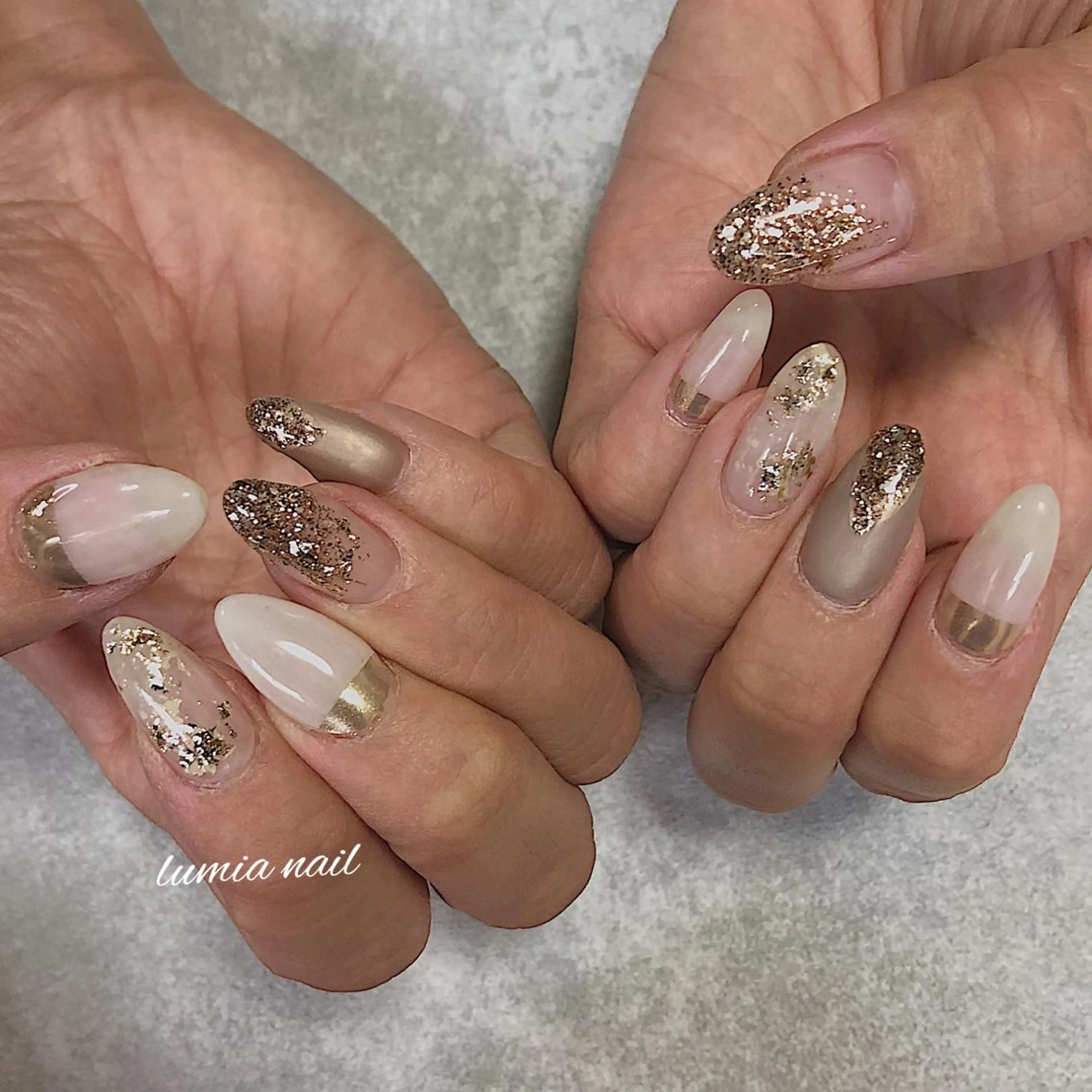 ネイル nail&eyelash Rine所属・Rine 放出 (リネ)のネイルデザイン