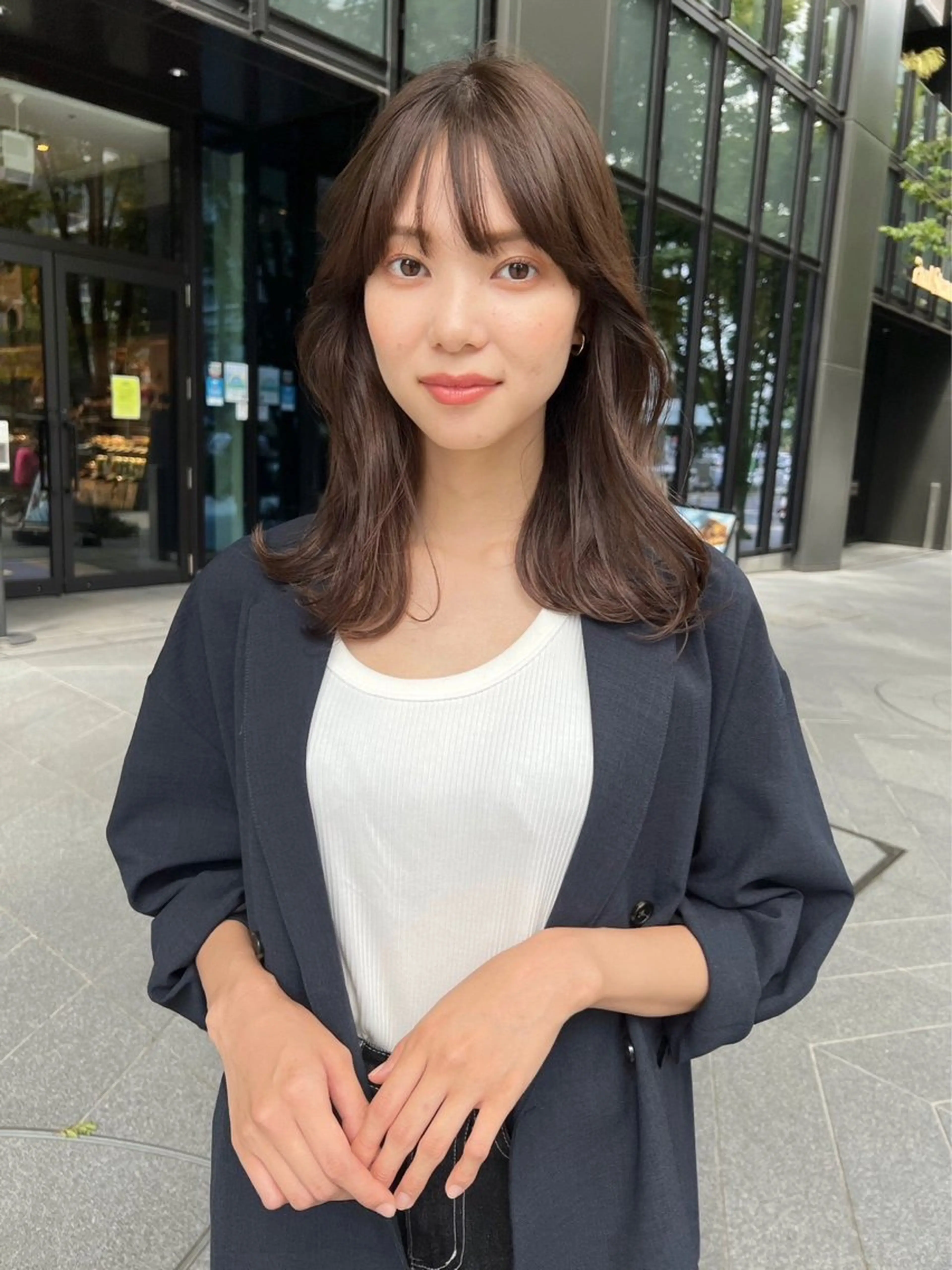 ミディアム カラー La bonheur hair reve 池袋店所属・🐈‍⬛ マナカ🐈‍⬛のヘアスタイル