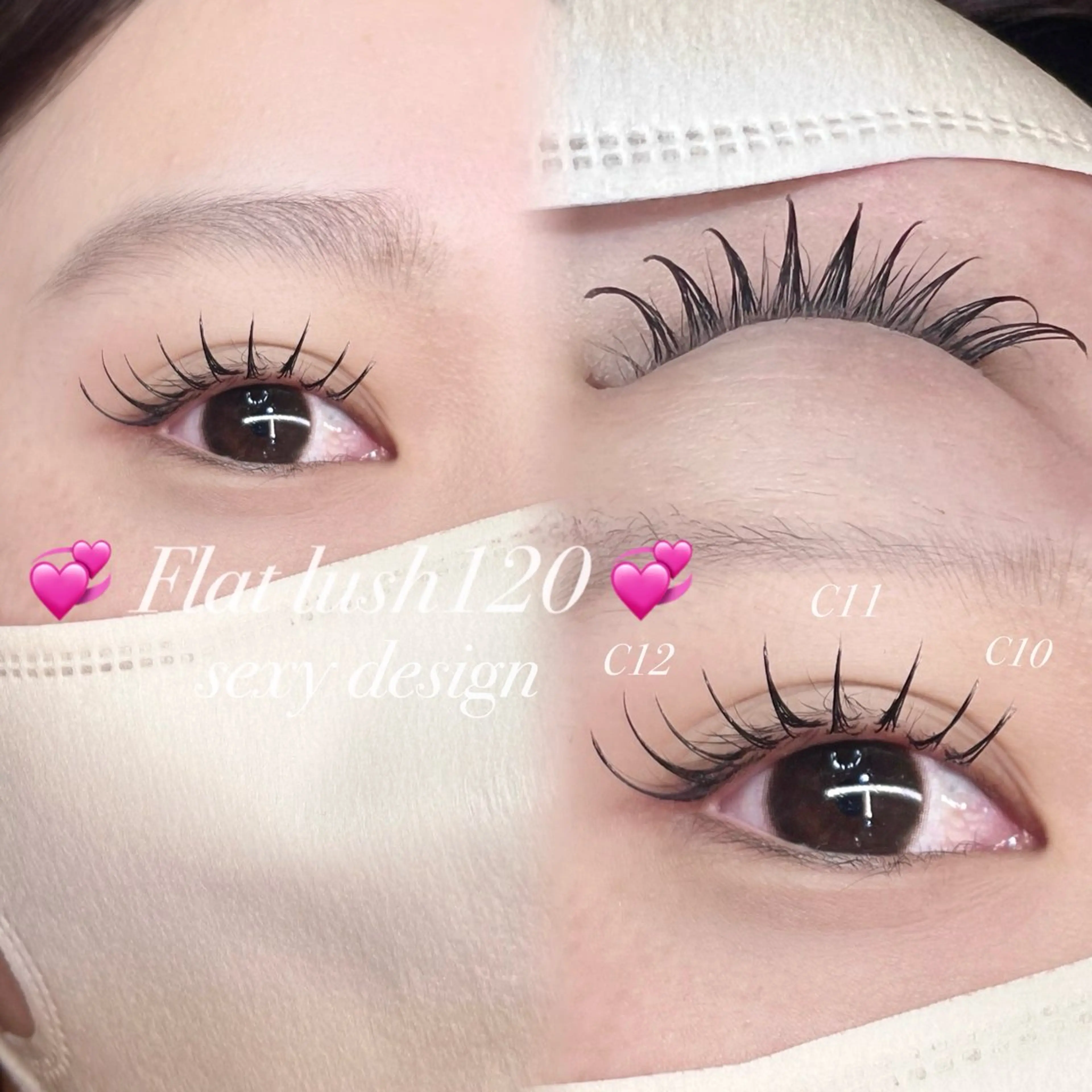 マツエク・マツパ 束感まつ毛 fein.Ruka ♡垢抜け美眉のマツエク・マツパデザイン