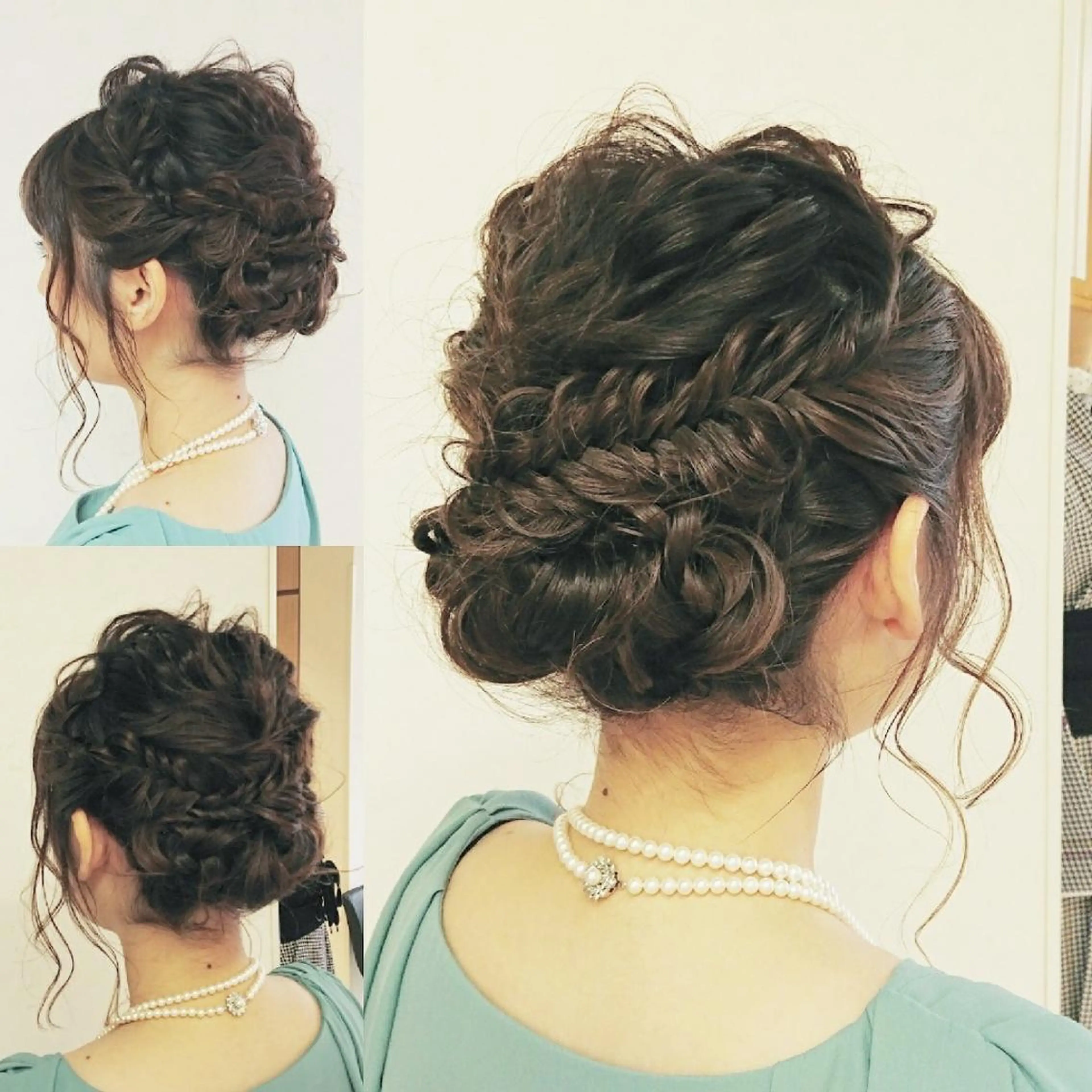 ヘアアレンジ ミディアム 透明感ハイライト◎ 伊藤夏海のヘアスタイル