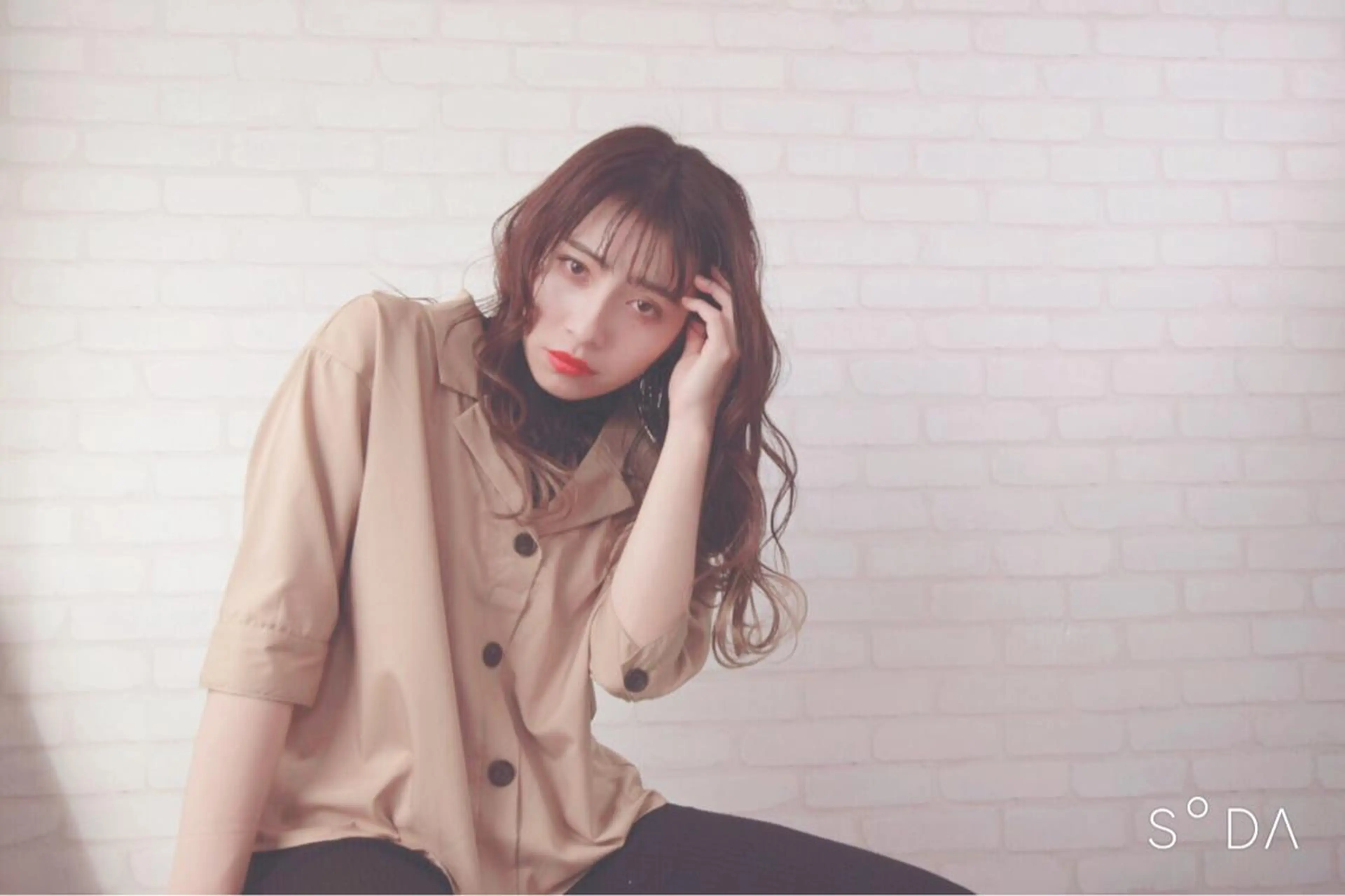 セミロング カラー パーマ ヘアアレンジ メンズ キッズ ネイル マツエク・マツパ カット パーマ トリートメント premier modelsのヘアスタイル