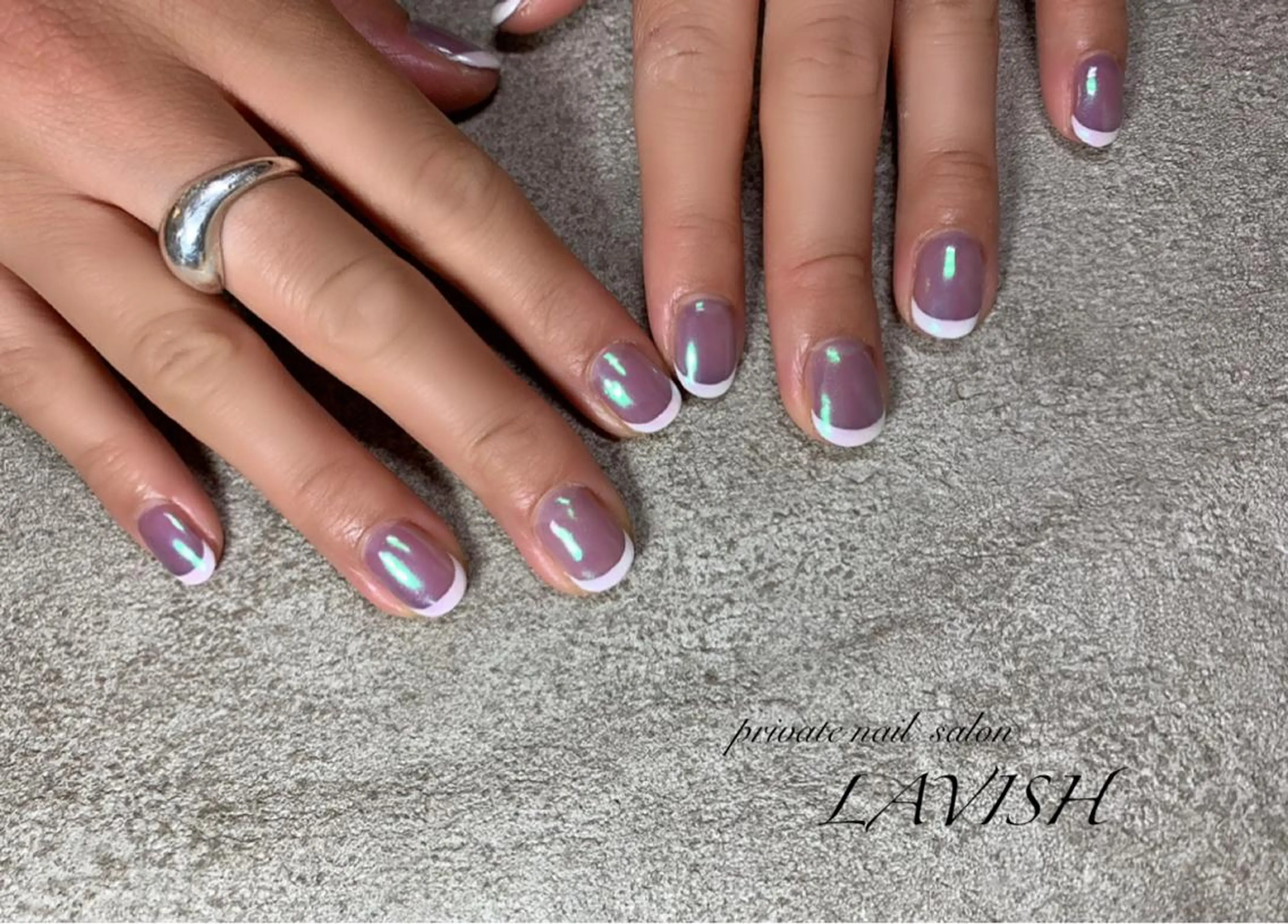ネイル 氷ネイル・うるうるネイル 韓国ネイル ニュアンスネイル ワンカラーネイル 春ネイル LAVISH nail salonのネイルデザイン