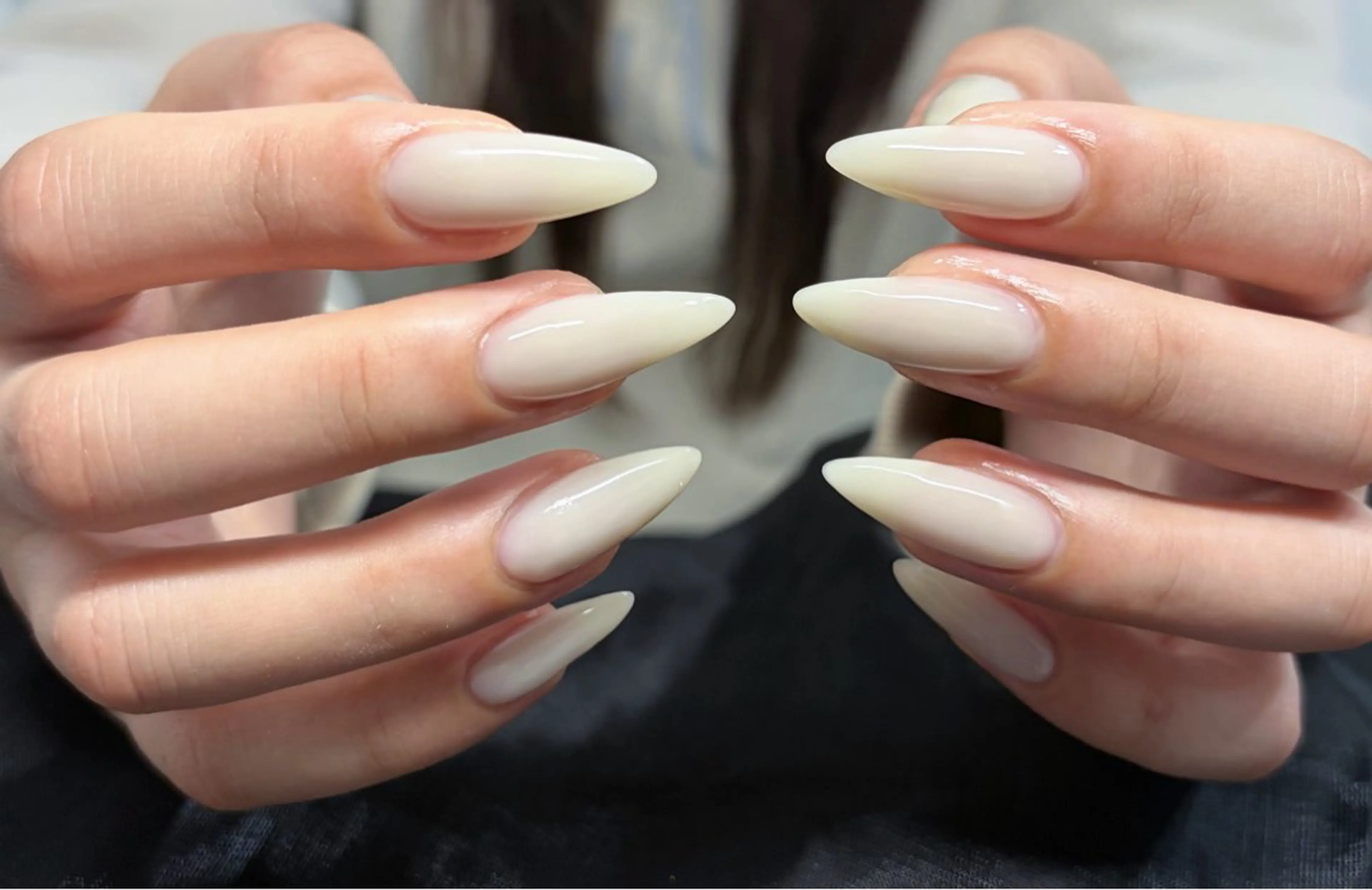 ネイル スカルプネイル シンプルネイル Lunailsalon所属・Lu nailsalonのネイルデザイン