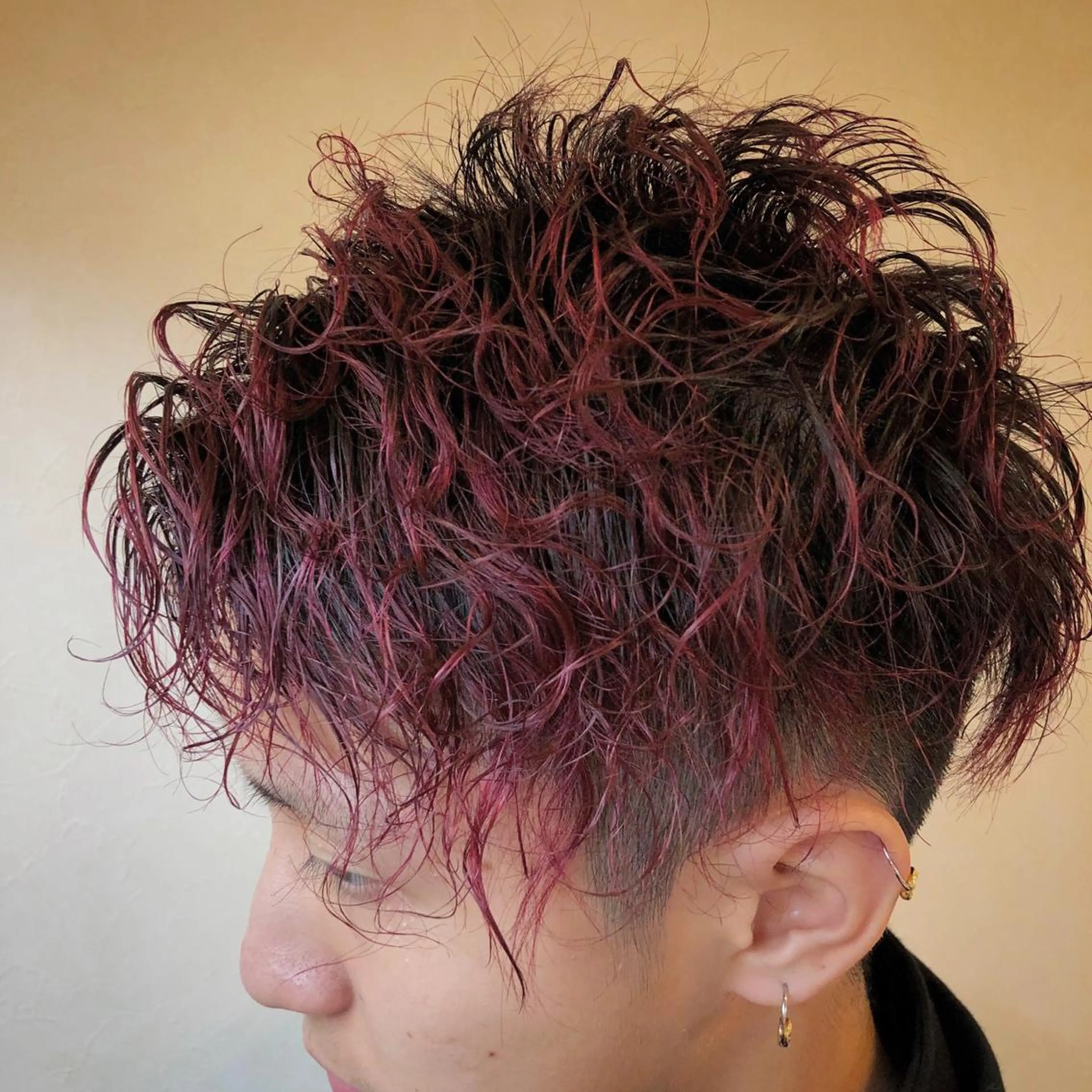 カラー メンズ 小濱 秀人のヘアスタイル