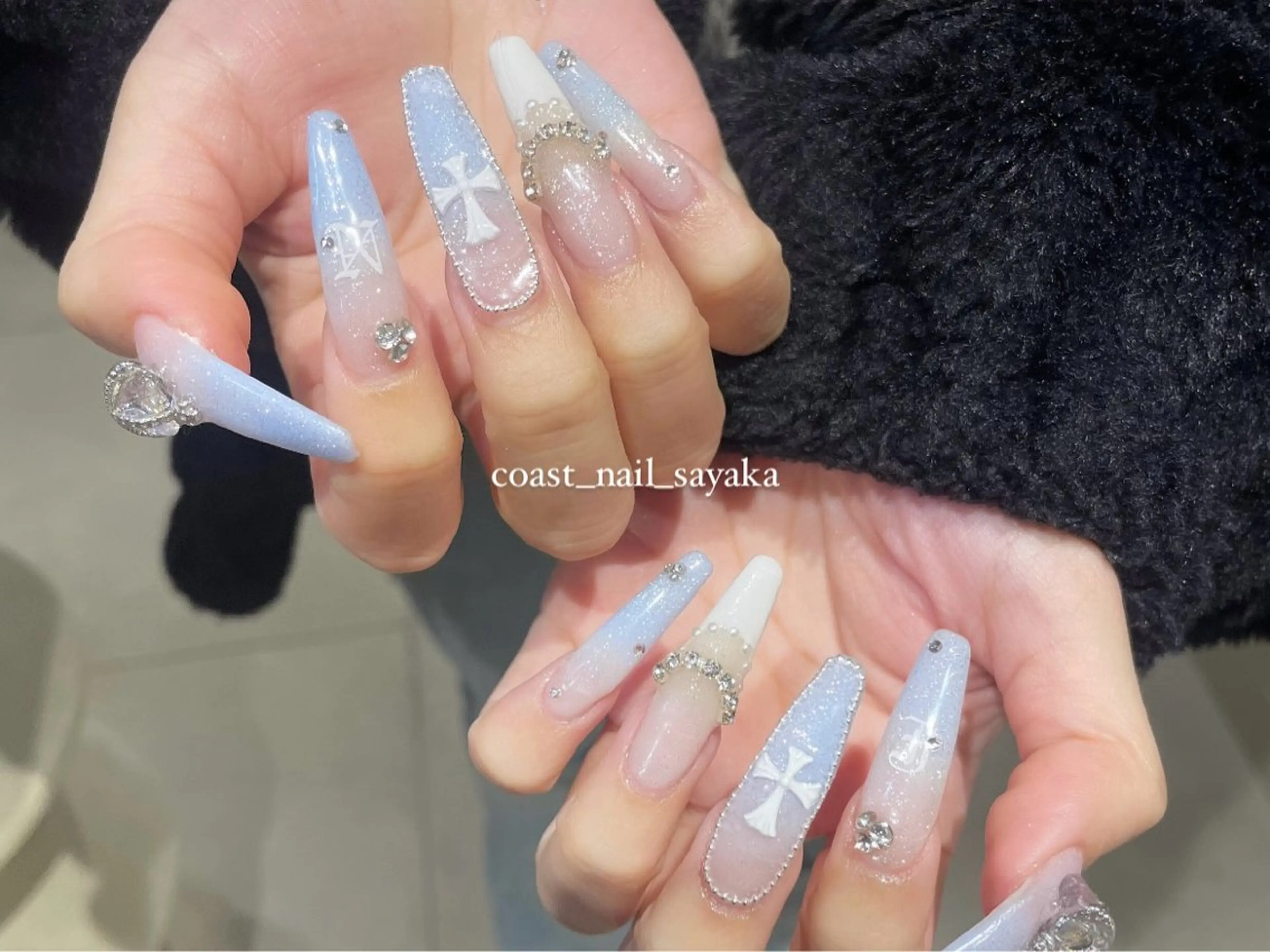 ネイル ハンドネイル HOSHI ⭐️辻堂 /藤沢ガーリーネイルのネイルデザイン