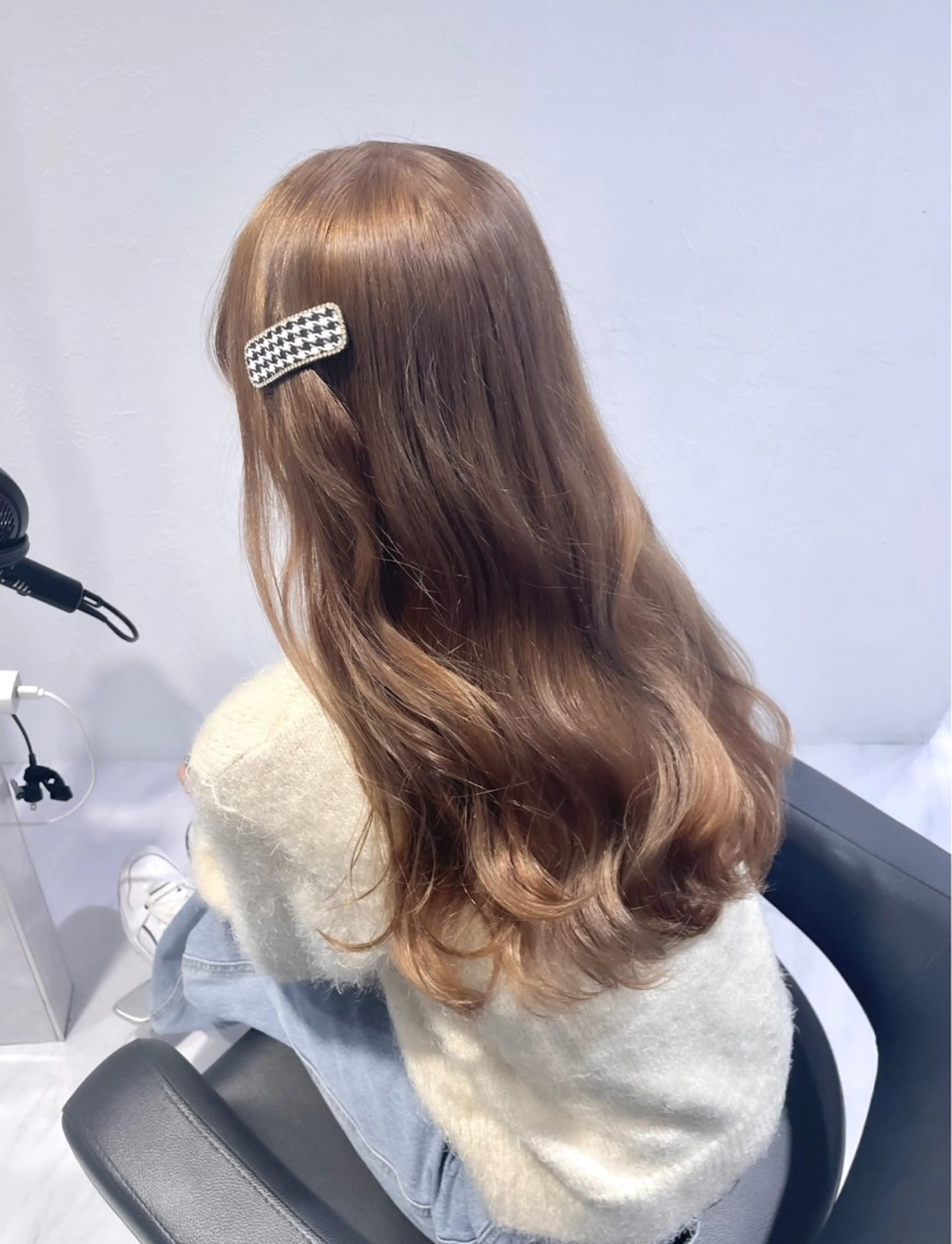 セミロング カラー 表参道♡暗髪^ྀི 艶カラー♡アユミのヘアスタイル