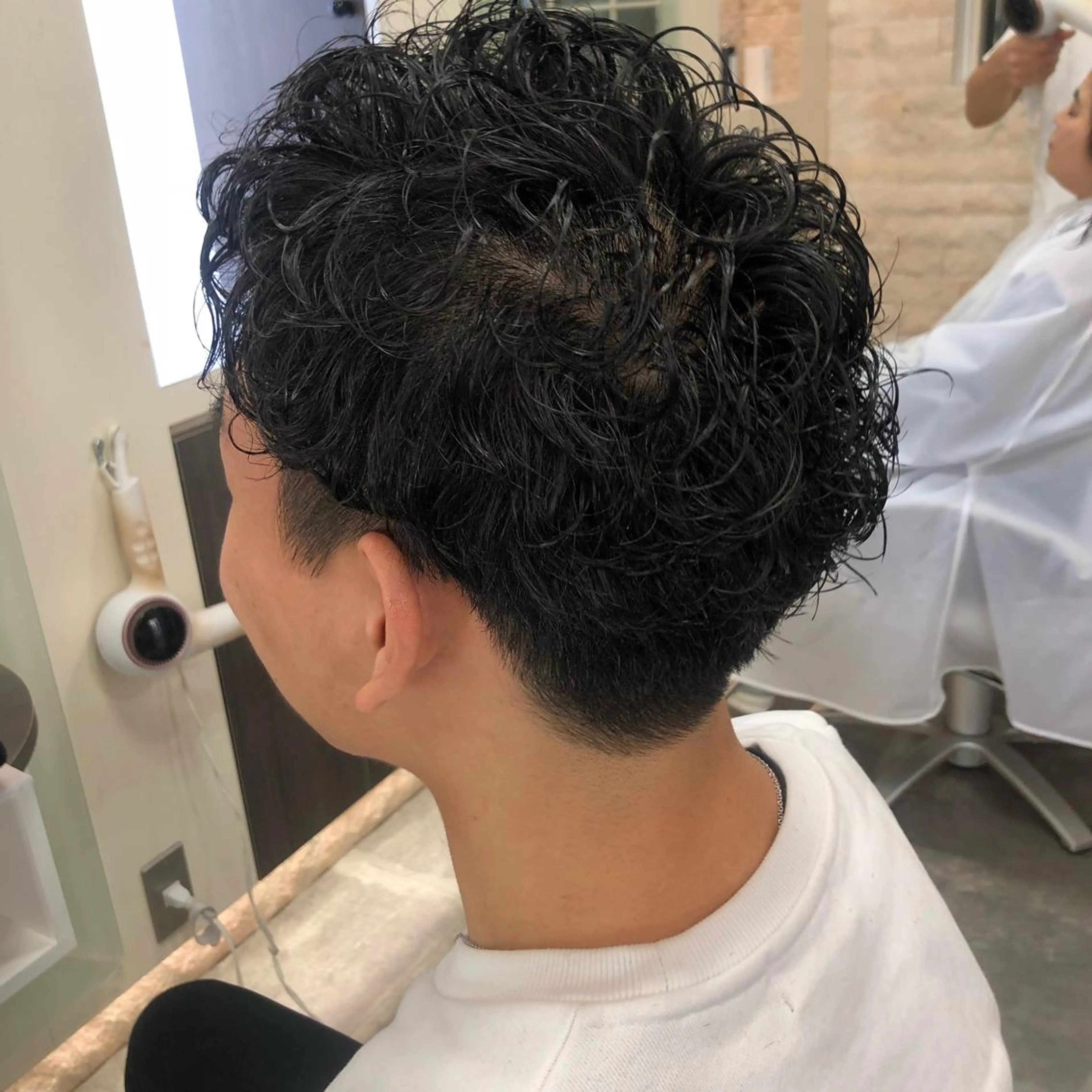 ショート パーマ メンズ SALOWIN恵比寿所属・ヘッドスパで脳を 整える✨chacoのヘアスタイル