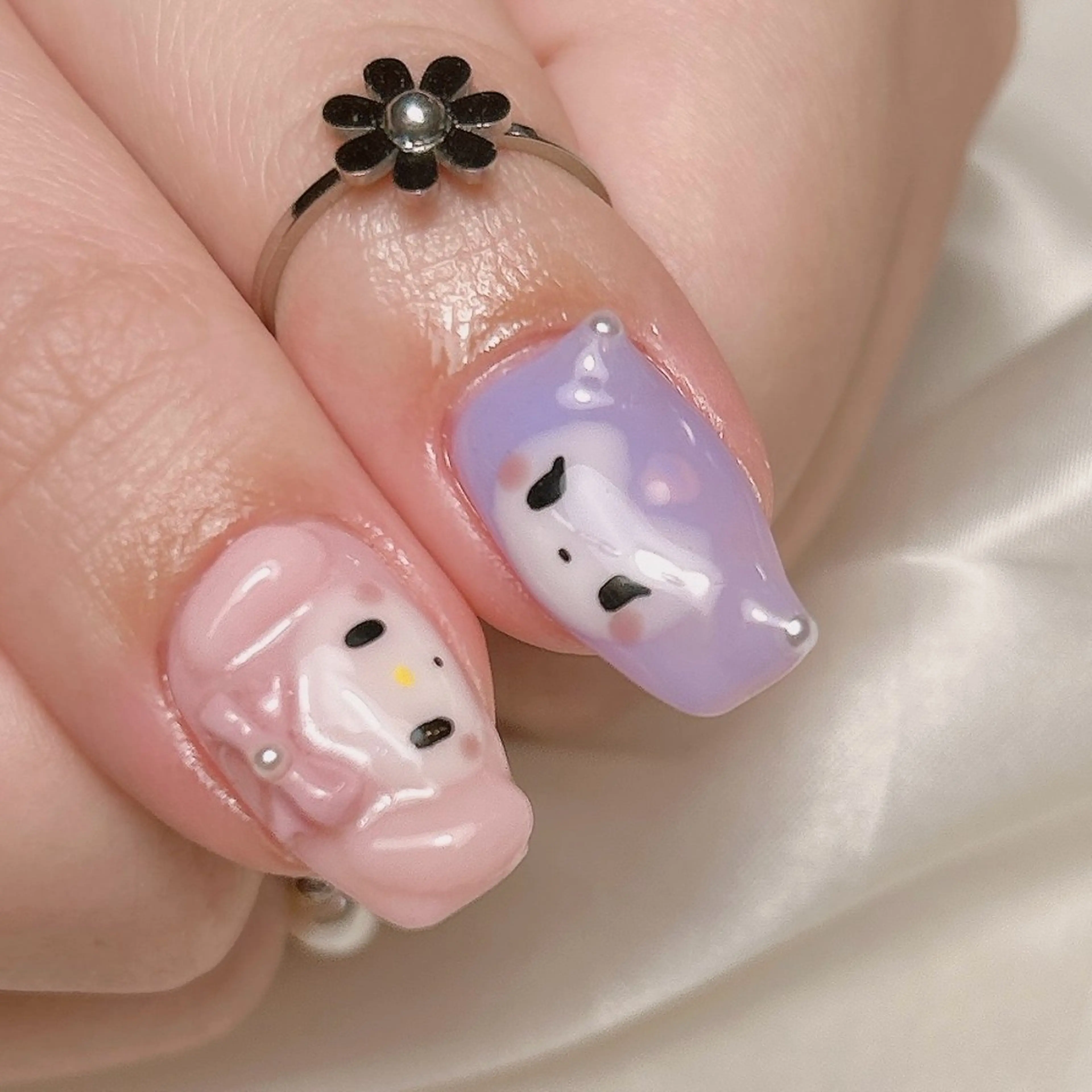 ネイル ハンドネイル junna のぞいてねのネイルデザイン