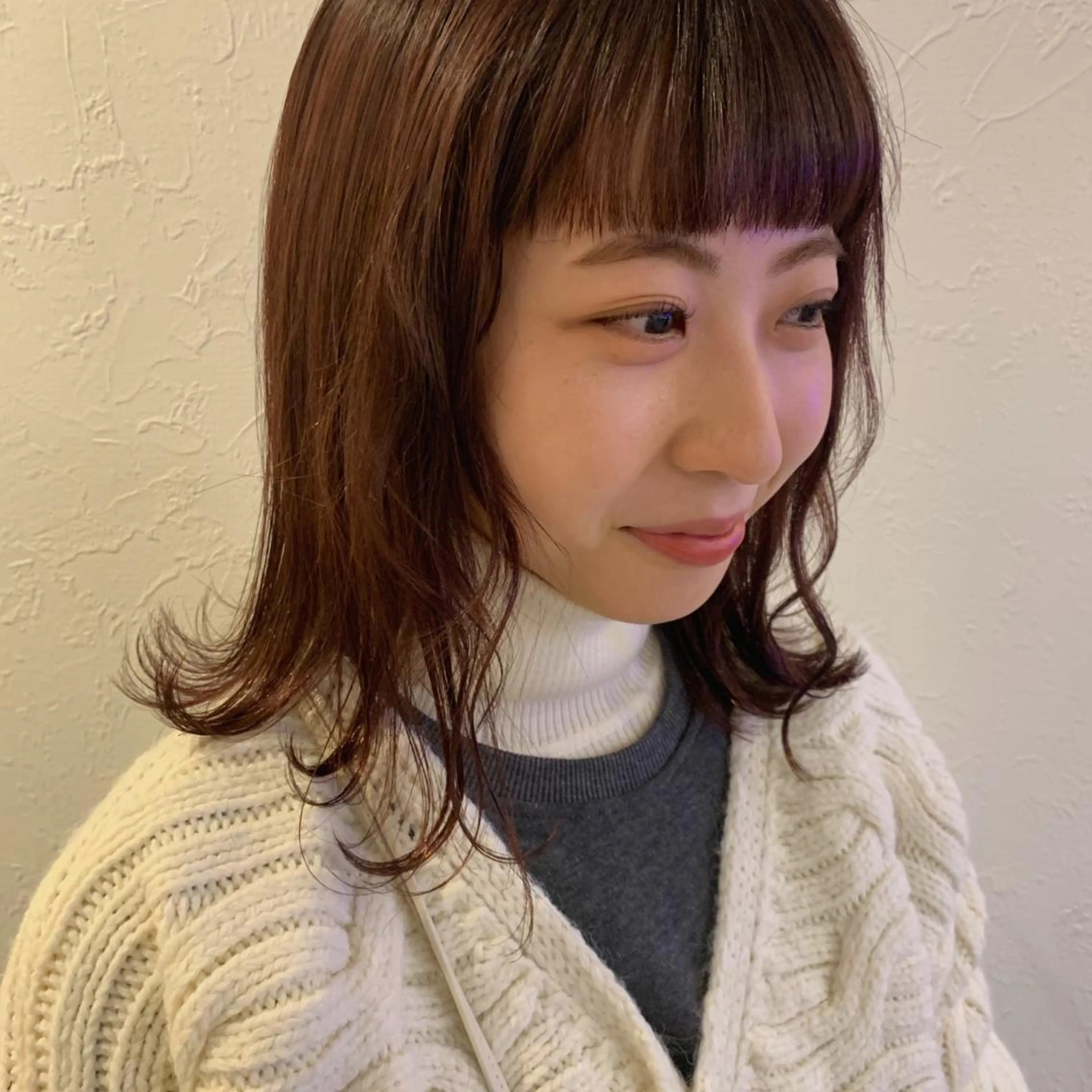 ミディアム カラー ブリーチ カシス ブリーチなしカラー ヘアカラー トリートメント m ā l o.🌷 サカモトマイコのヘアスタイル