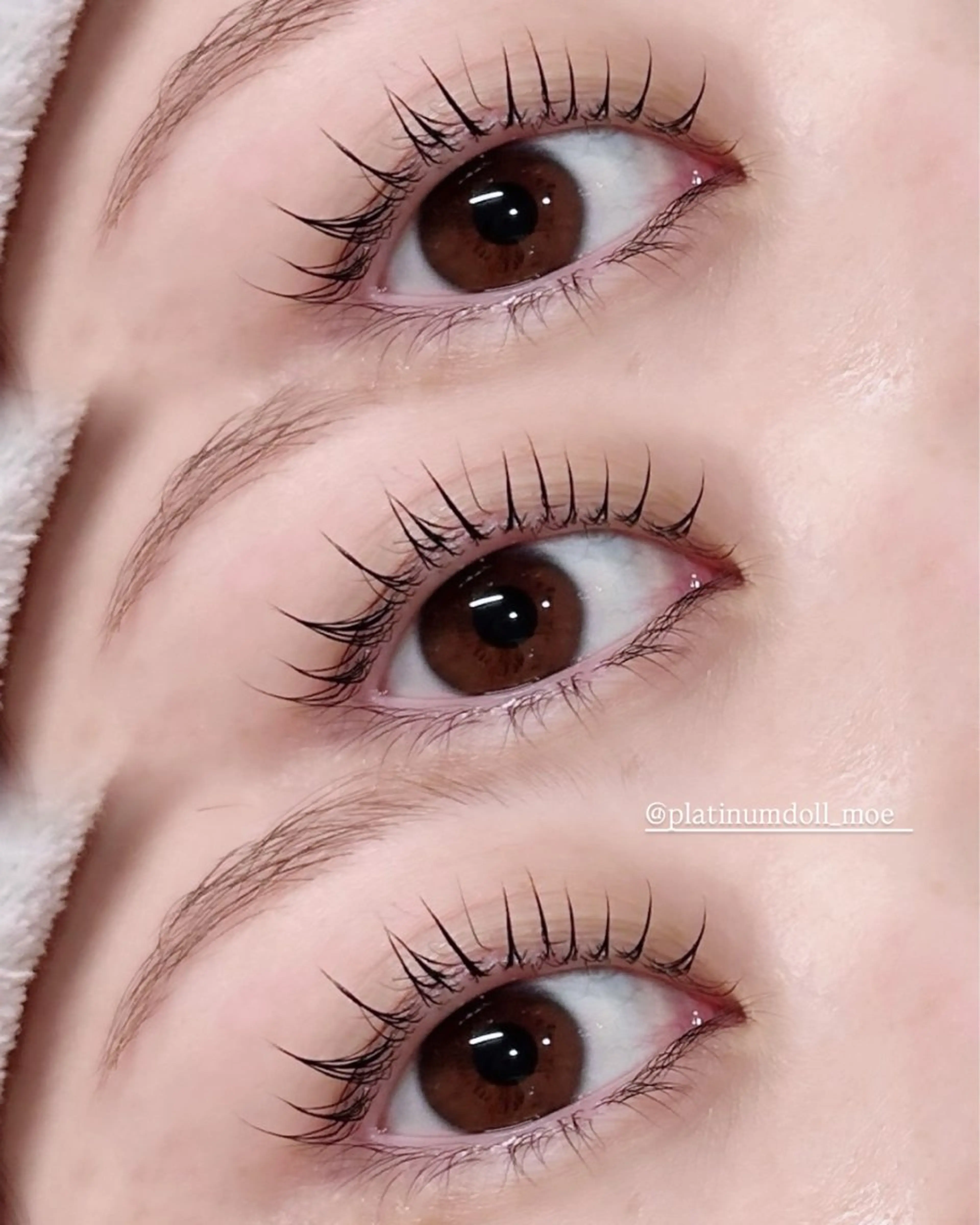 マツエク・マツパ 🤍束感マツエク /難波/moe/🤍のマツエク・マツパデザイン