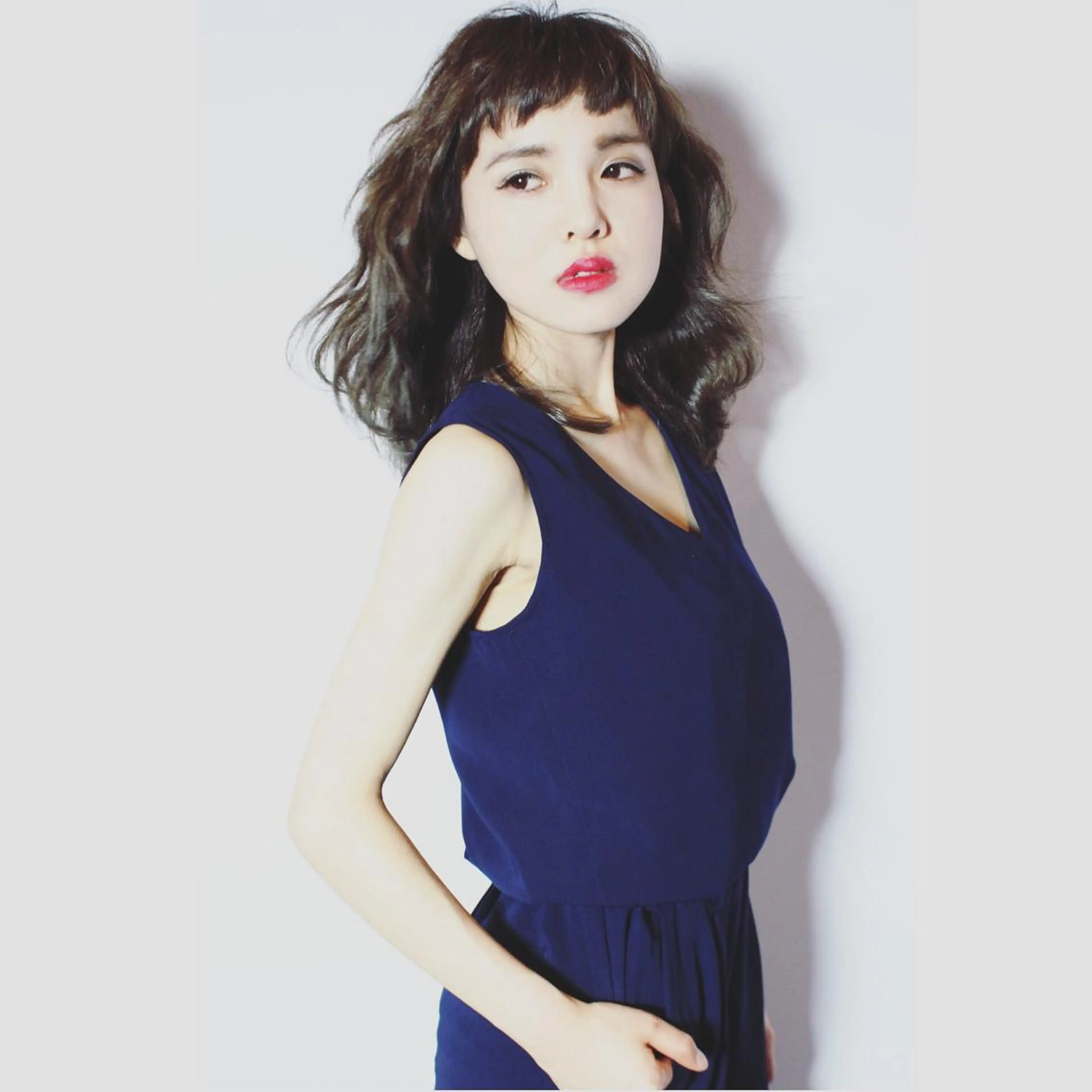 ミディアム 永田 崇のヘアスタイル