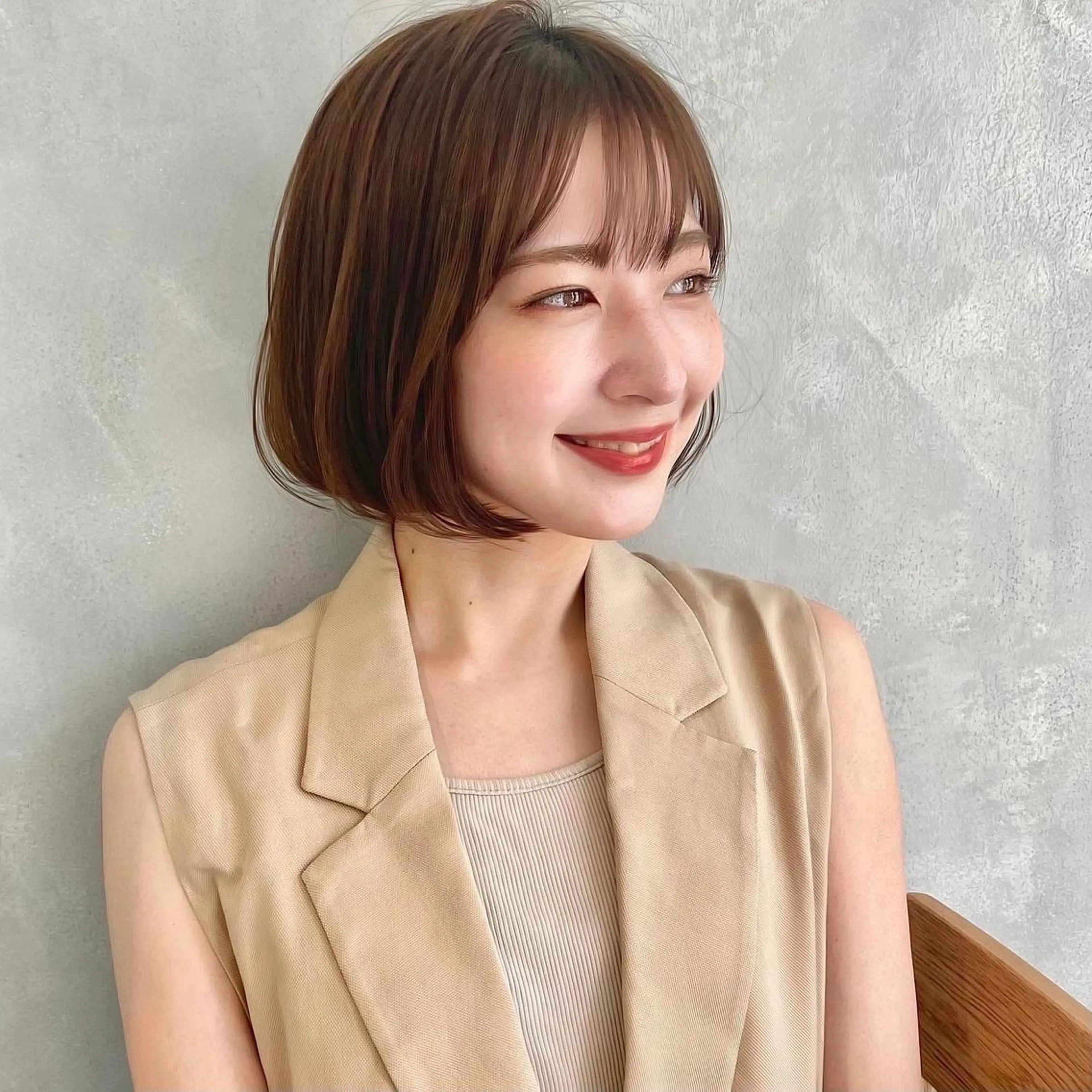 ショート カラー パーマ 💫期間限定価格💫 似合わせカット🧚のヘアスタイル