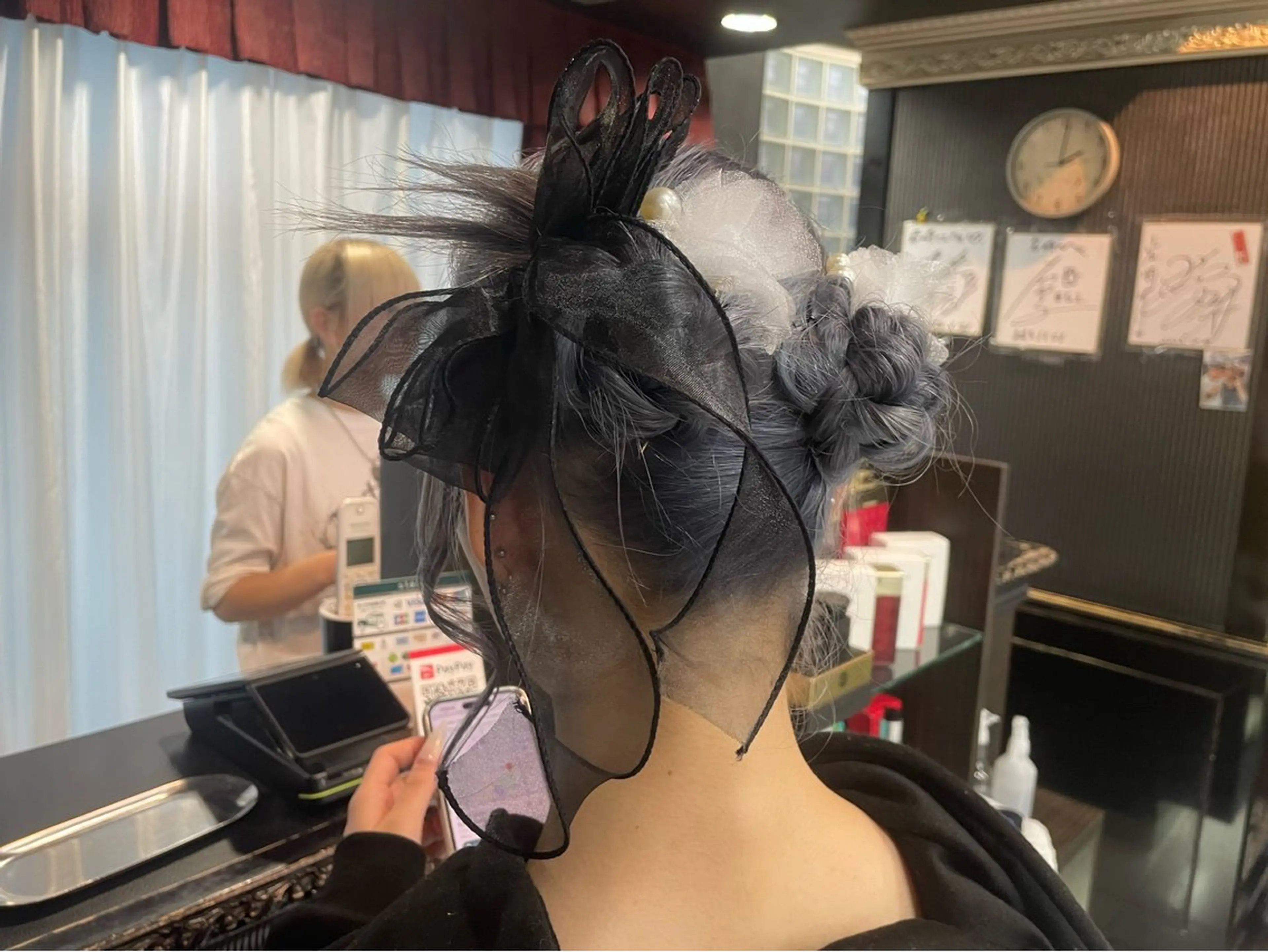 ロング お団子ヘア ヘアセット ヘアセット/艶カラー ♡Ayaka♡のヘアスタイル