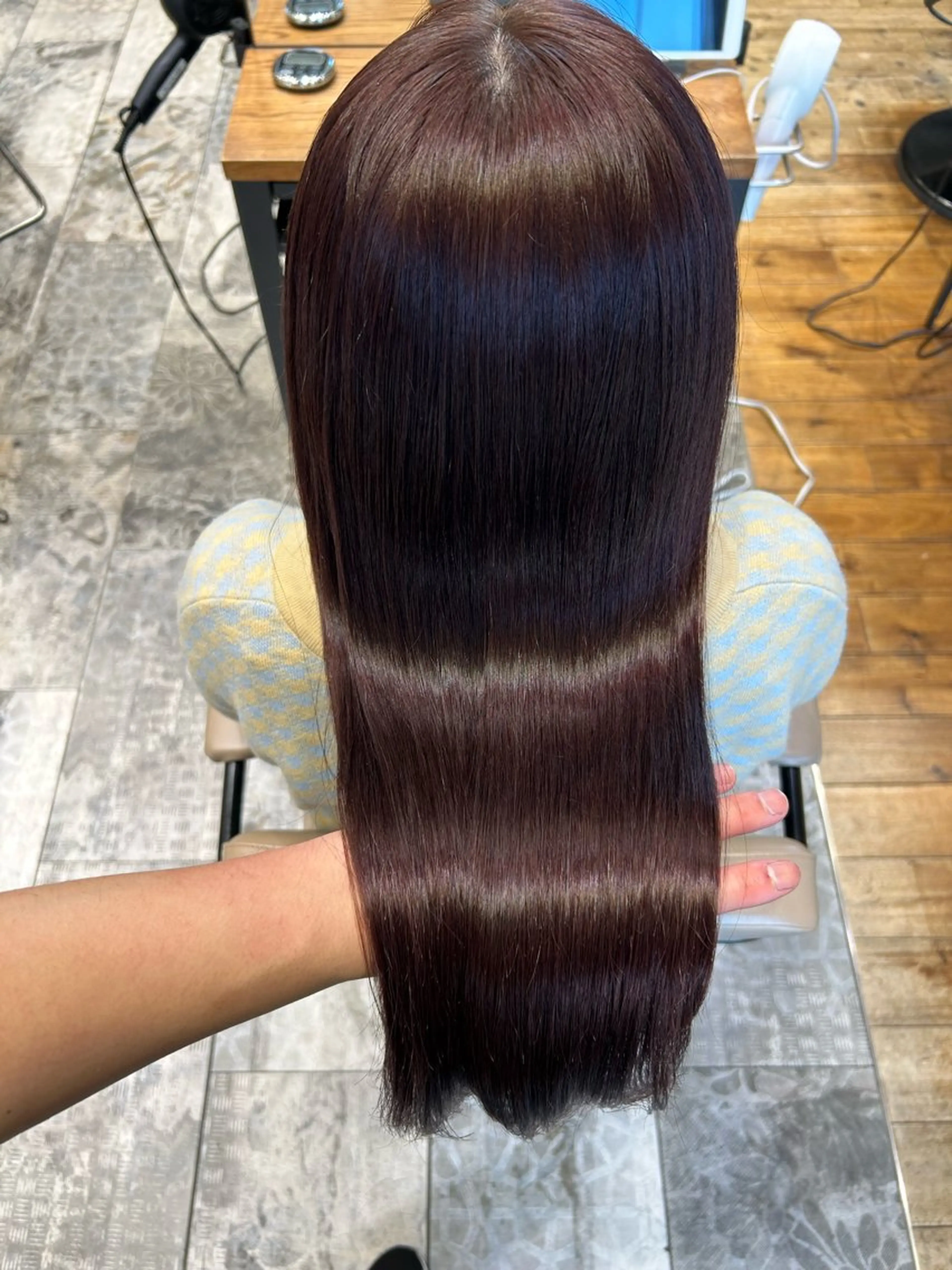 ロング カラー 新宿透明感カラー藤田 大樹のヘアスタイル