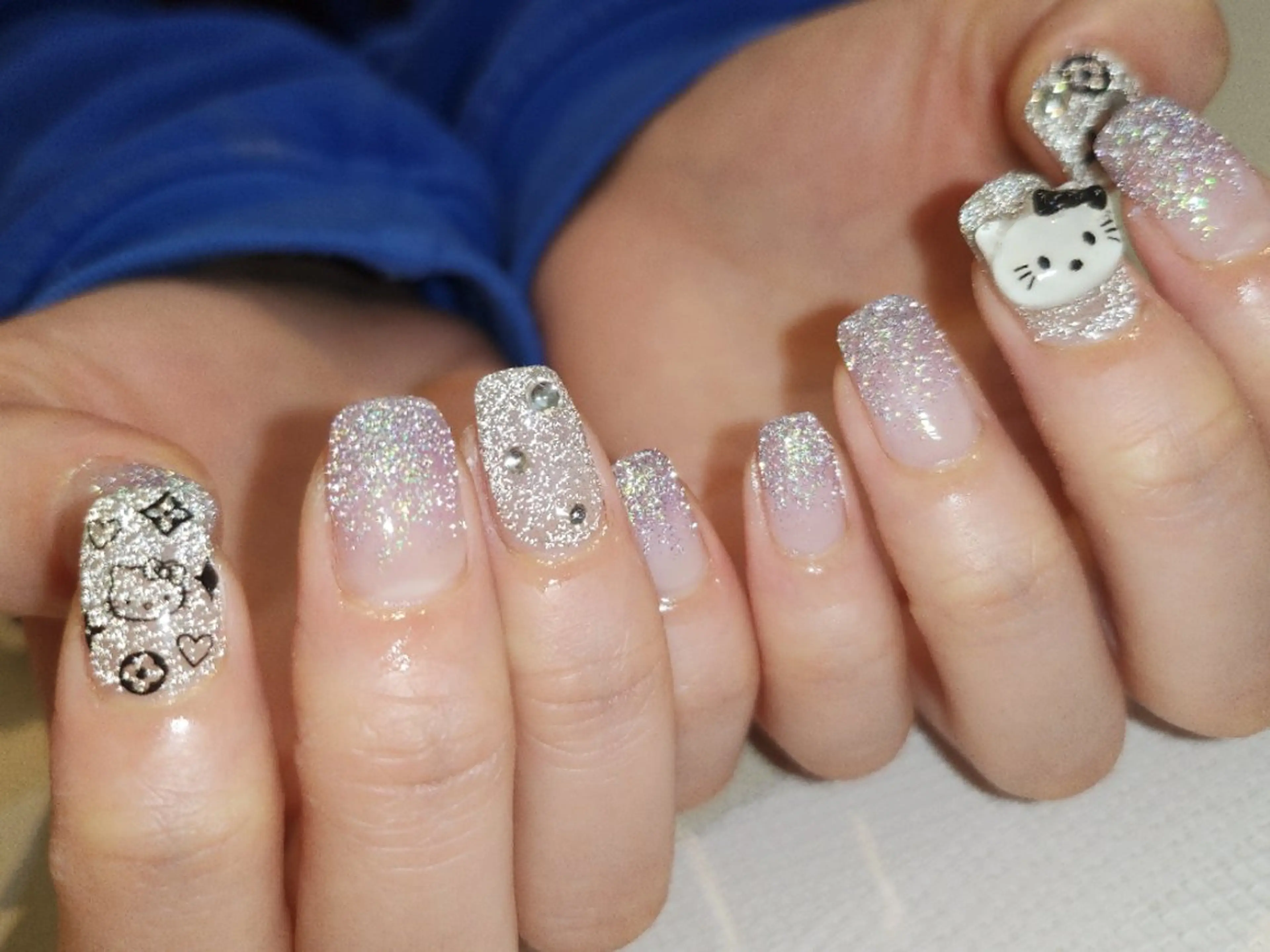 ネイル ハンドネイル 💜bora .のネイルデザイン