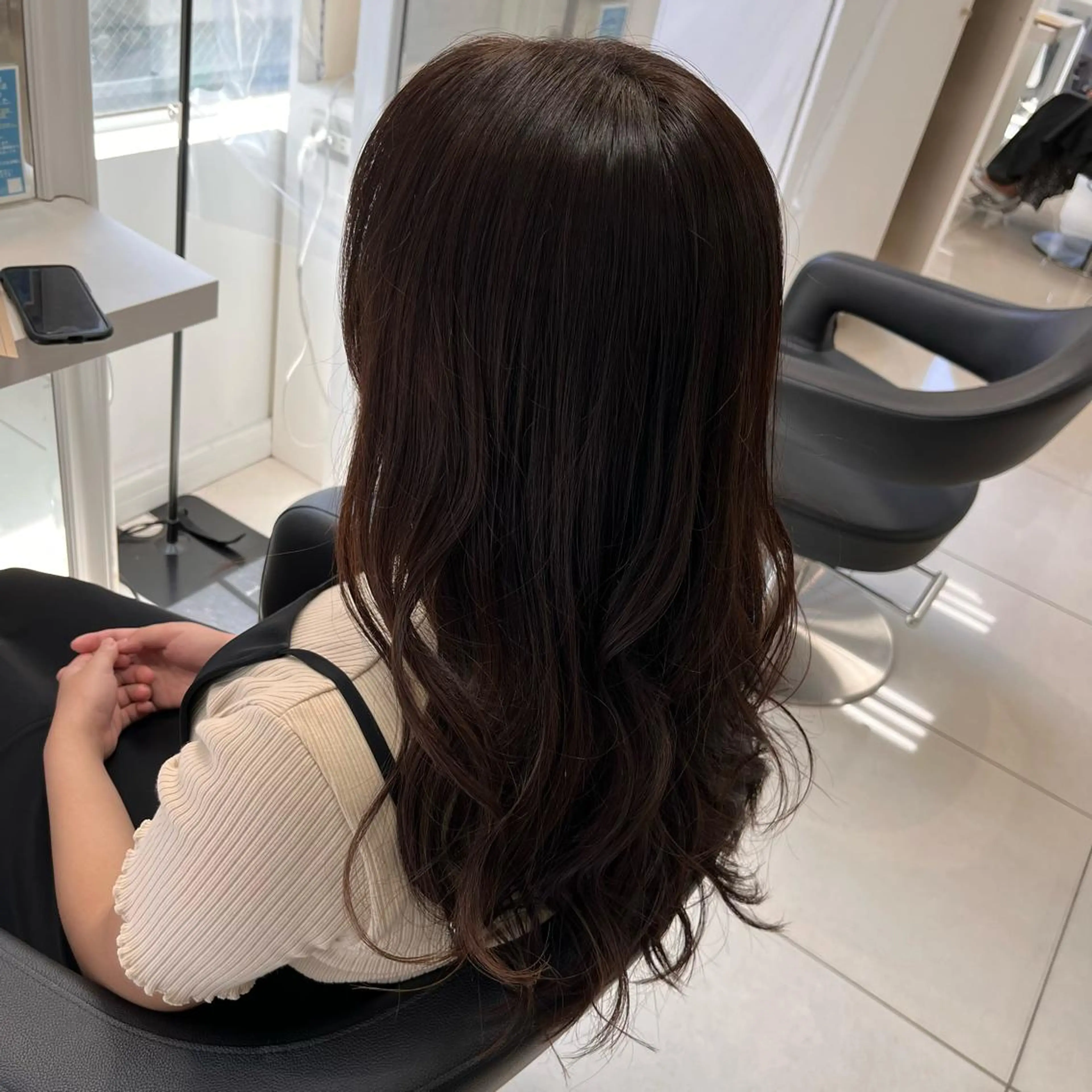 ロング カラー ロングレイヤー 透明感カラー グレージュ ラベンダーカラー ラベンダーグレージュ カット ヘアカラー トリートメント メンズヘア専門🦊 RYOKAのヘアスタイル