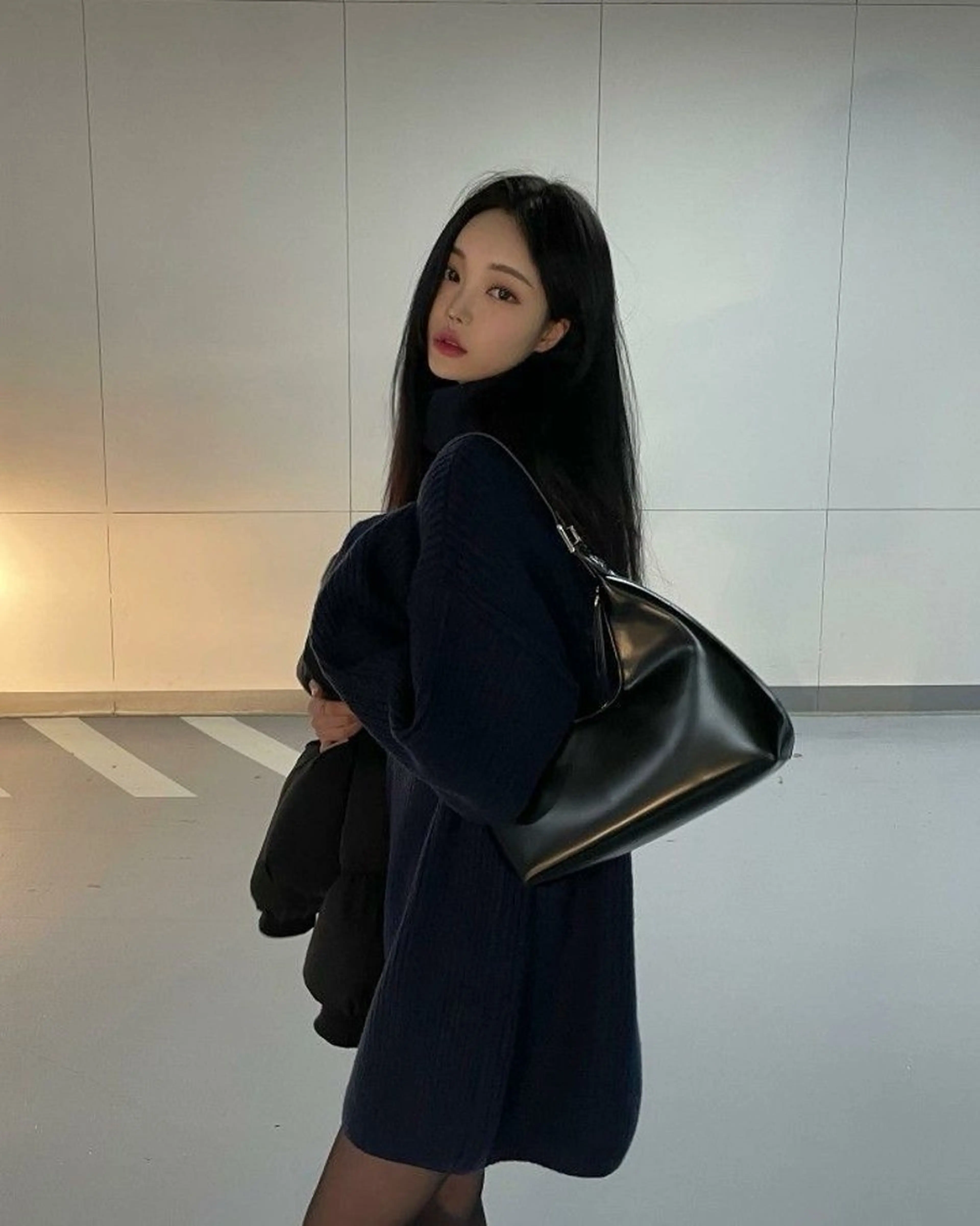 ロング カラー ヘアカラー 韓国風暗髪ヘア🤍 🫧MIREIのヘアスタイル