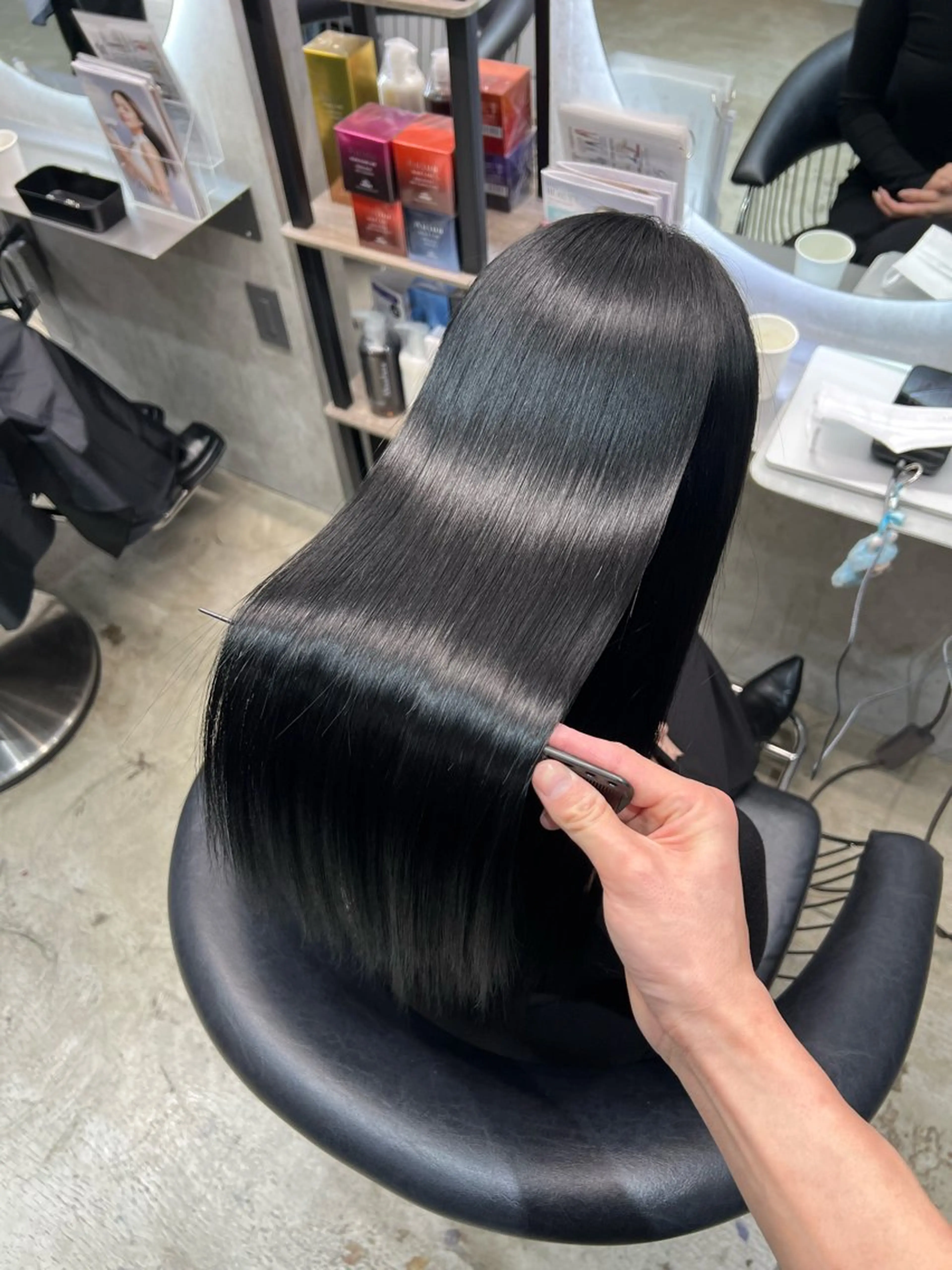 ロング カラー カット ヘアカラー トリートメント etora 渋谷所属・ワンホンヘア🇨🇳 髪質改善/itaruのヘアスタイル