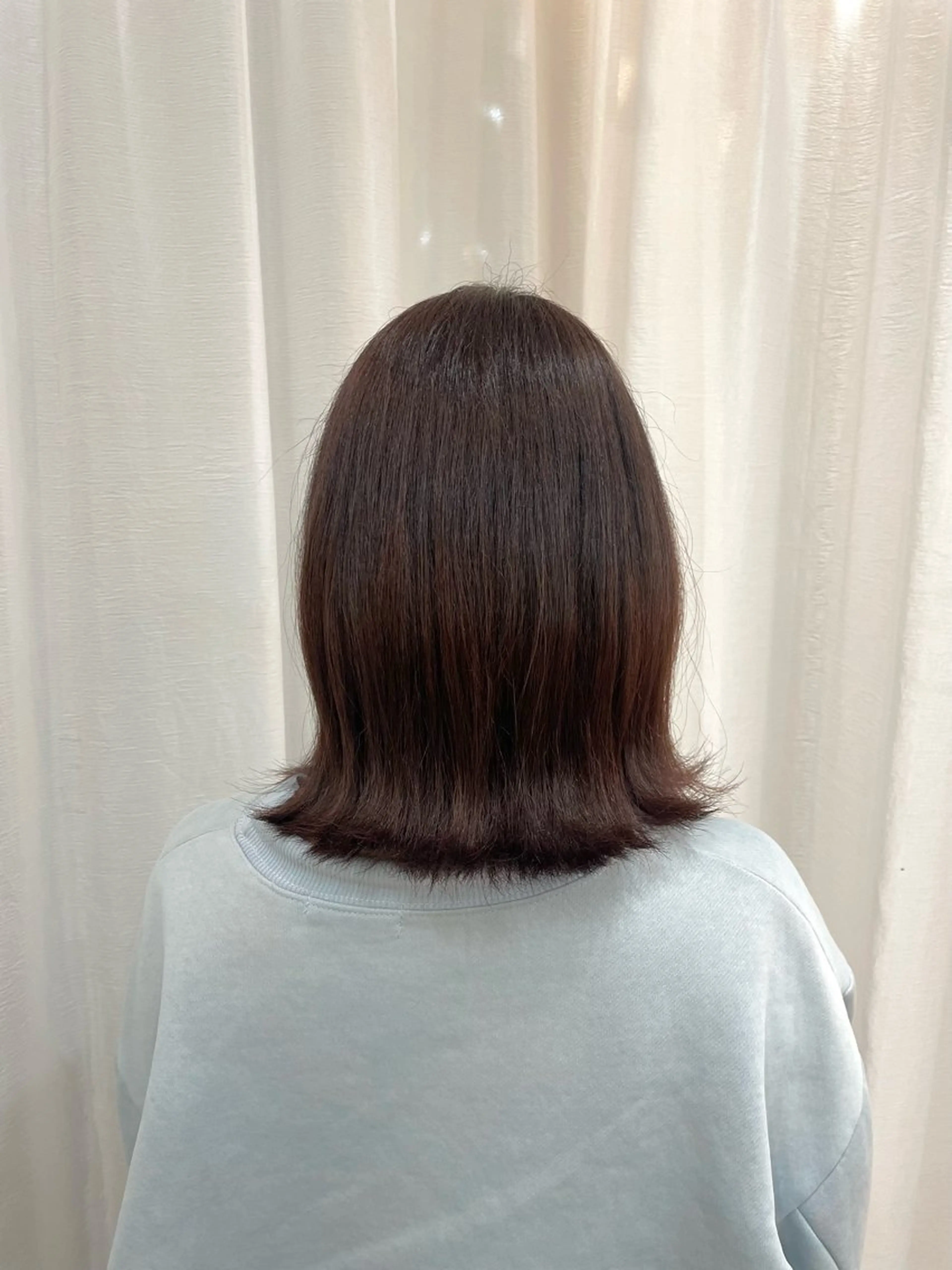 カラー ブリーチ ブラウンカラー ピンクカラー ar西新井所属・欠畑 瑠奈のヘアスタイル