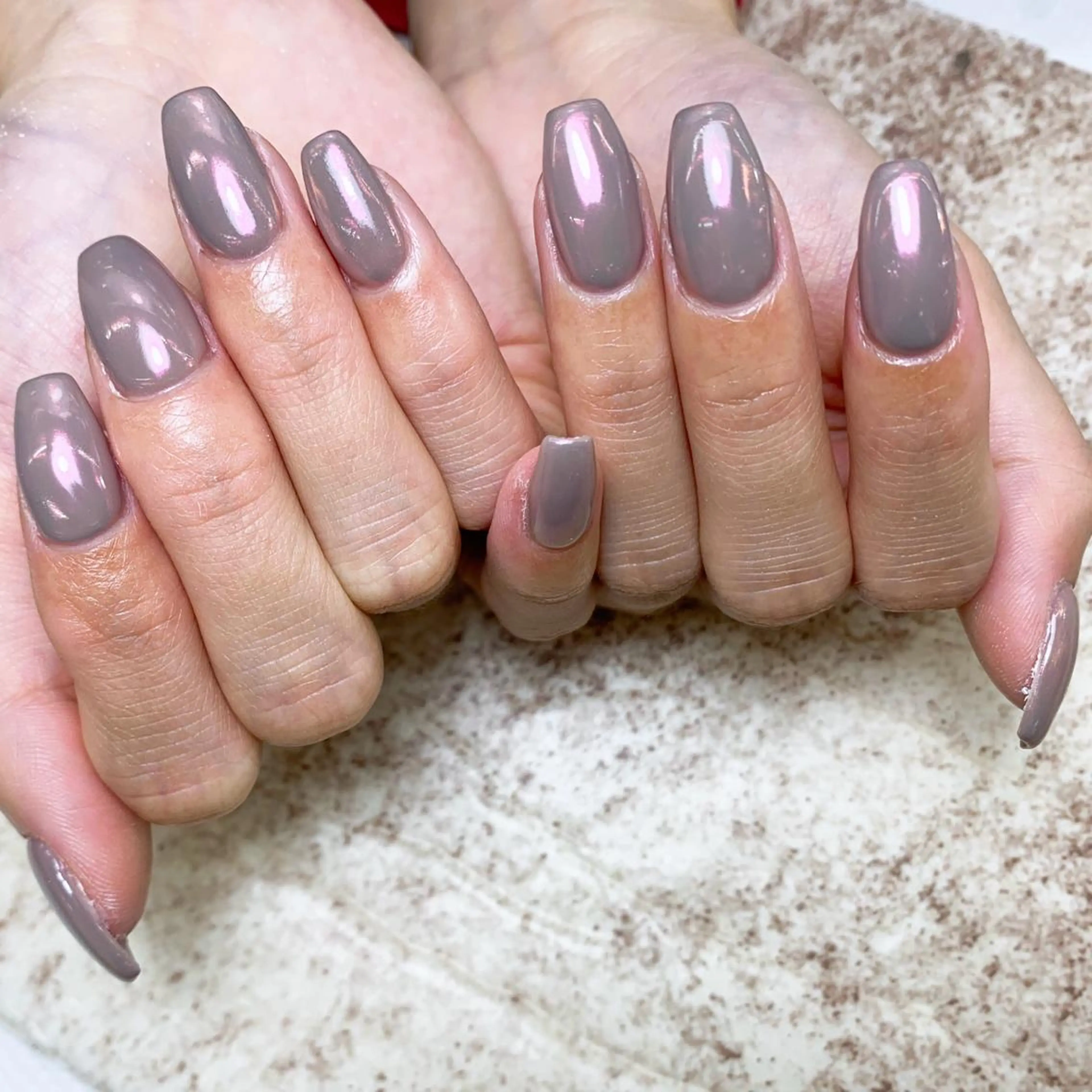 ネイル オーロラネイル ニュアンスネイル ピンク ⭐︎休業中の練習⭐︎ JNA認定講師髙橋のネイルデザイン