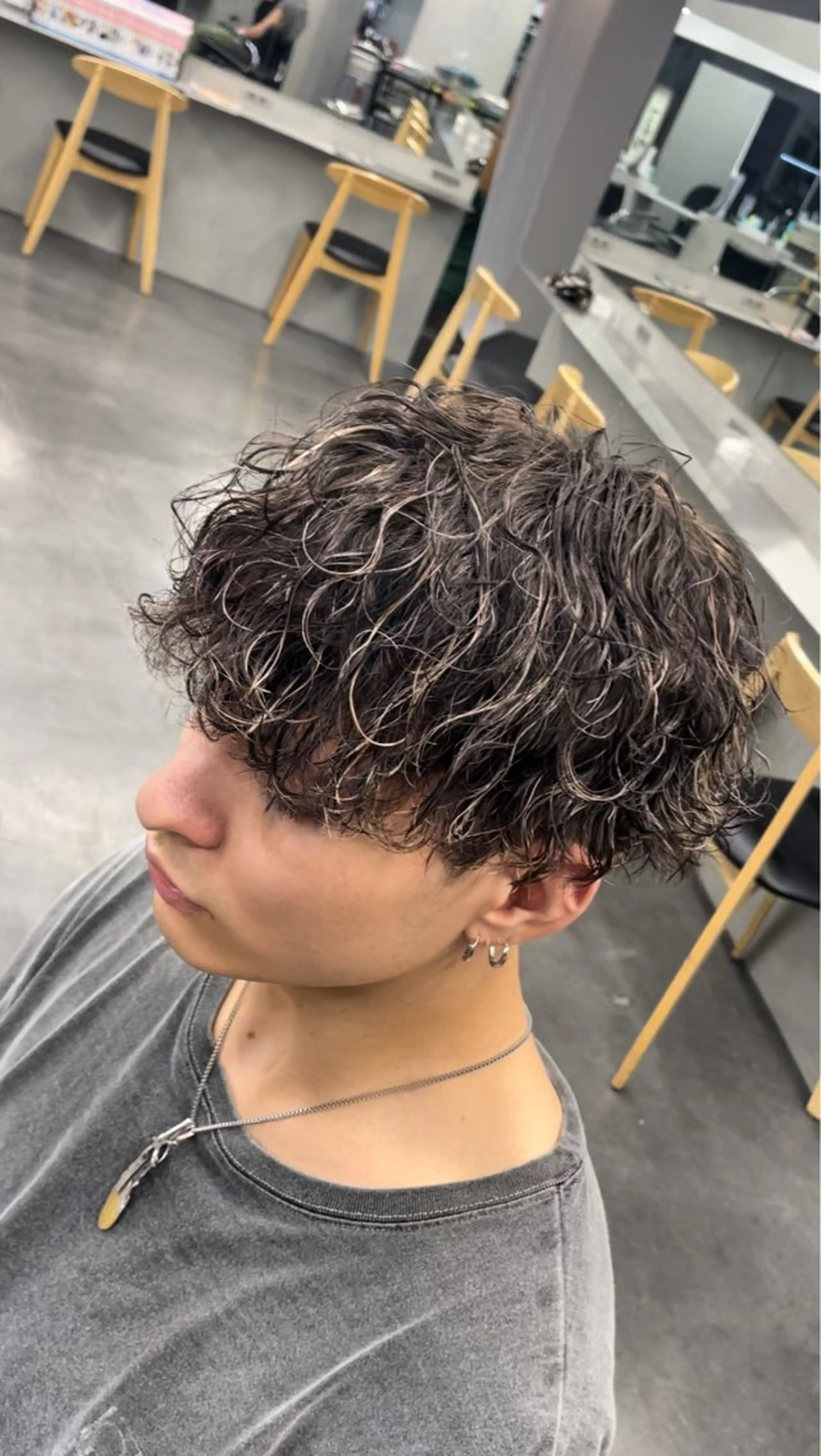 ショート パーマ カット パーマ fifth 児玉達哉 当日予約🙆のヘアスタイル