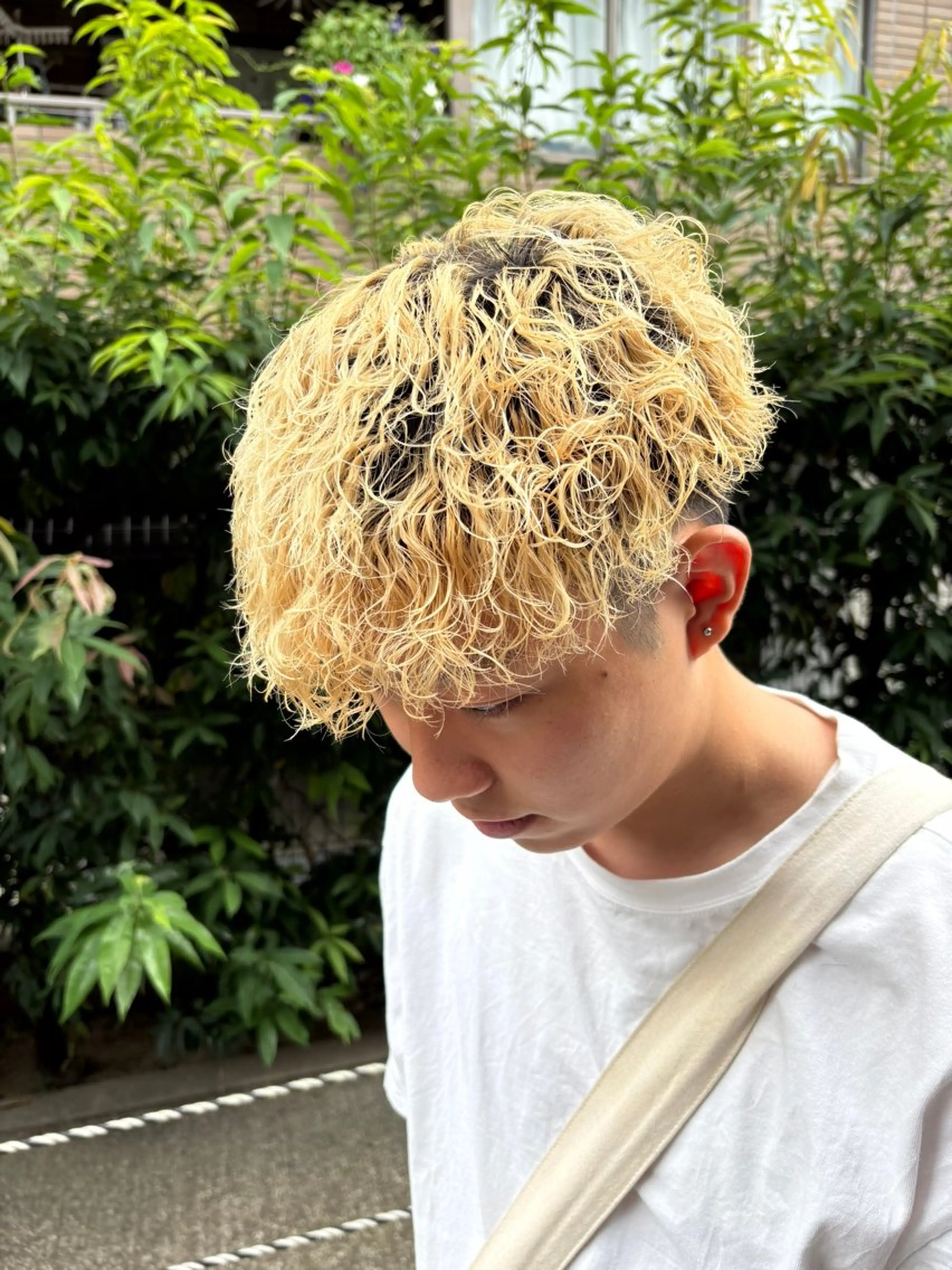 パーマ メンズ カット パーマ 梅田/全パーマ特化/ ケアパーマ特化/秋本のヘアスタイル