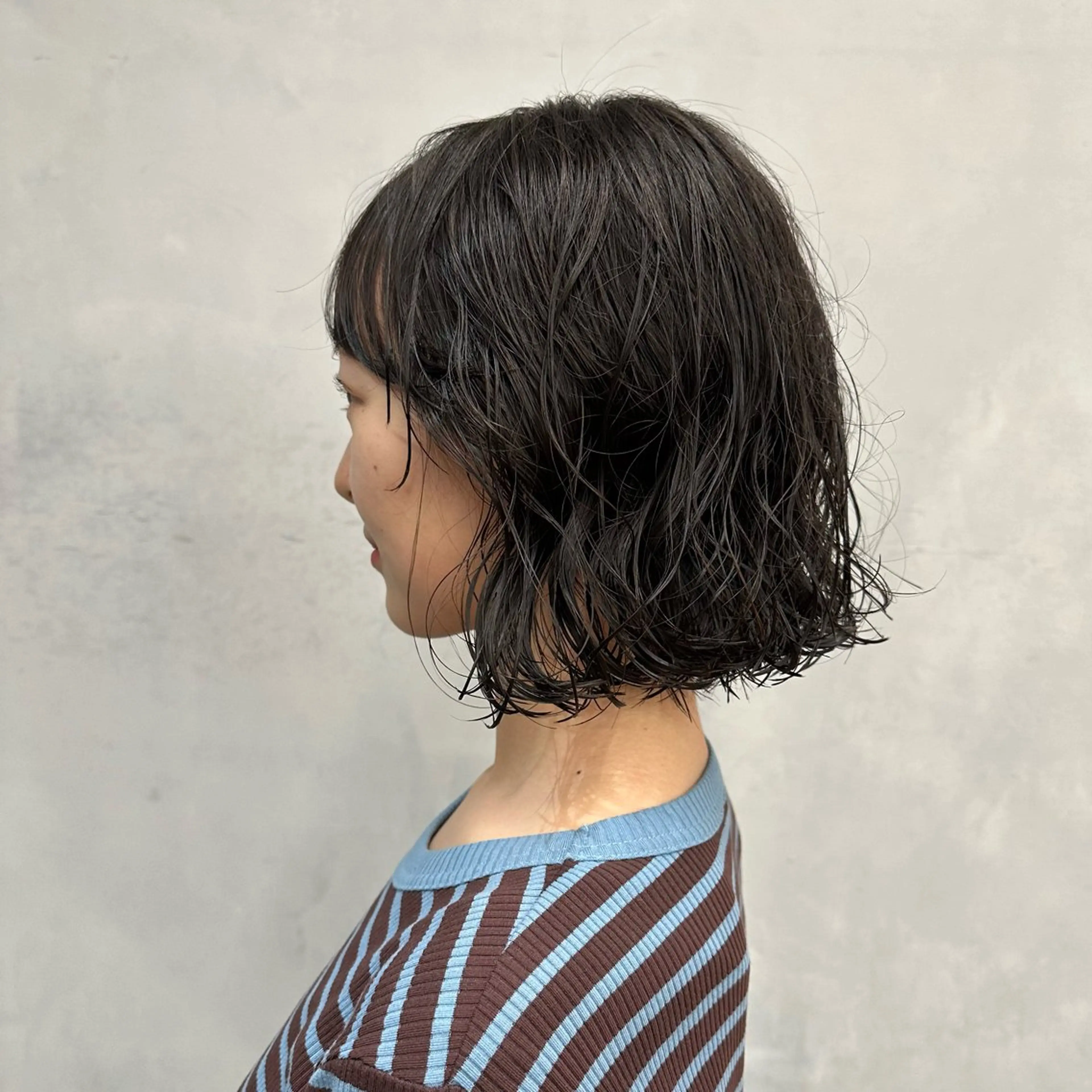 ミディアム パーマ 🫧もも🫧 ／メンズ〜レディースのヘアスタイル