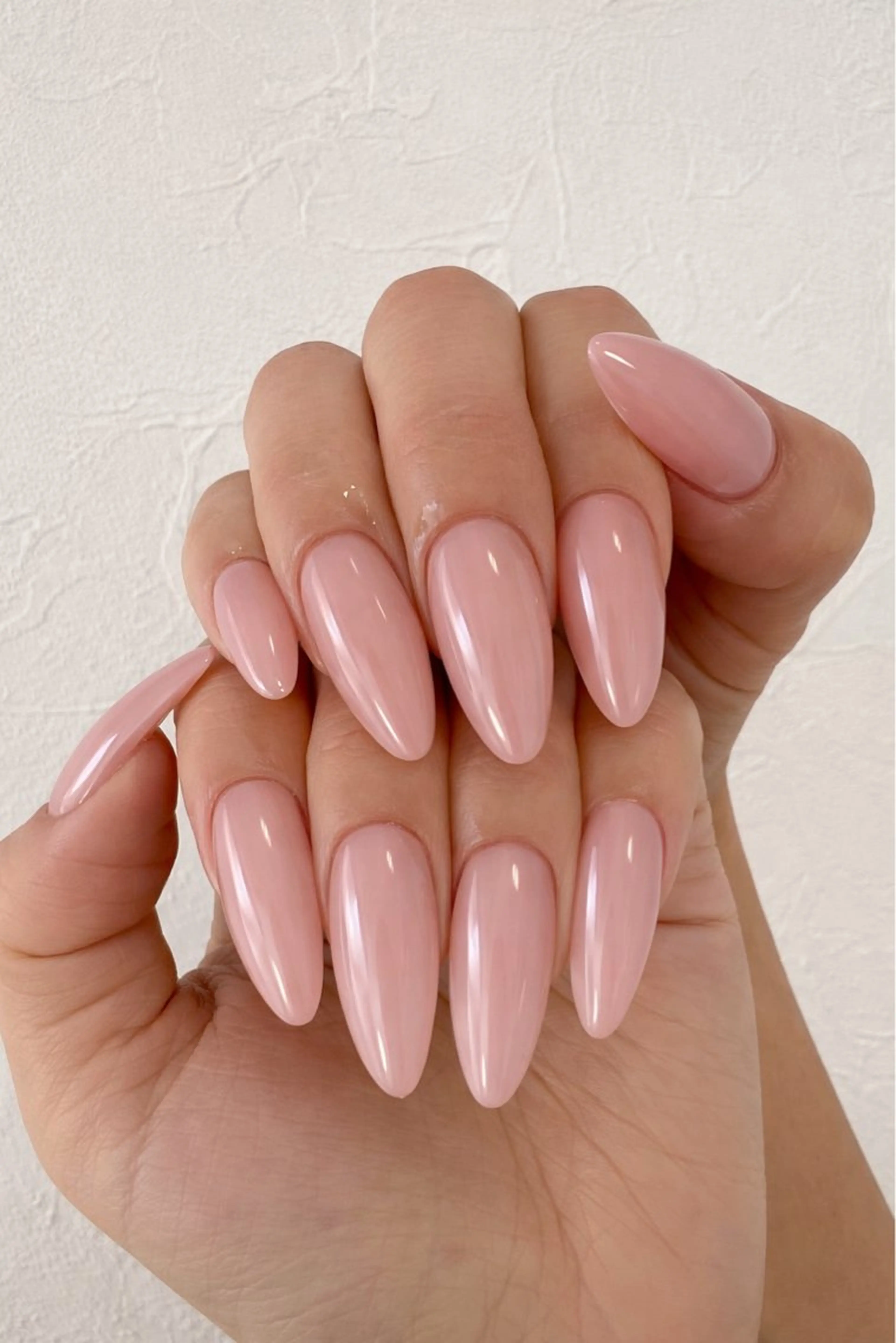 10本長さだし(チップ)ハンドジェルネイル(オフあり)ワンカラー¥5660 マグネット,フラッシュ¥6660の写真