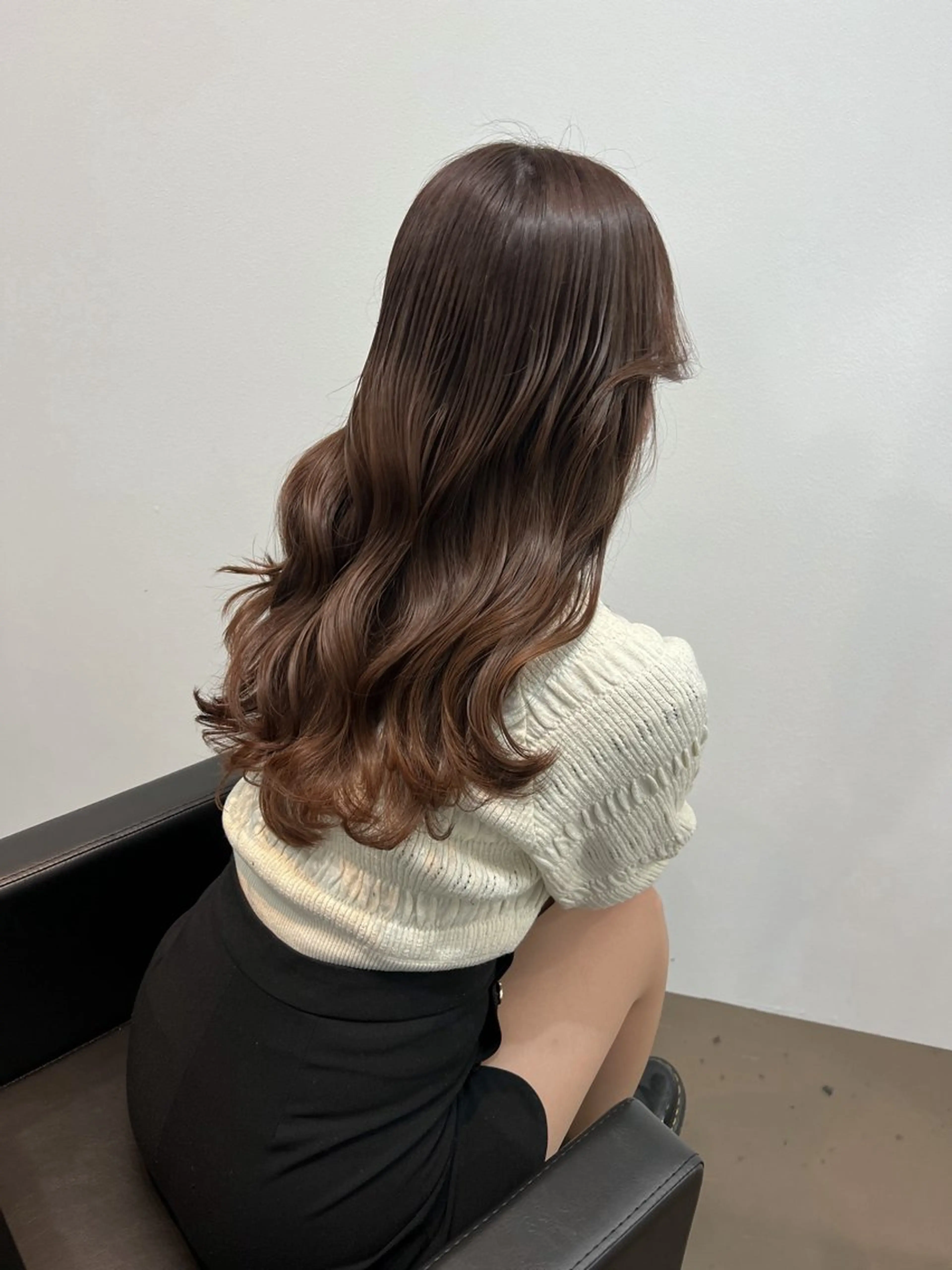 ロング カラー 透明感カラー レイヤーカット 神戸ボブ✂️ ioe三宮/田 伸佳のヘアスタイル